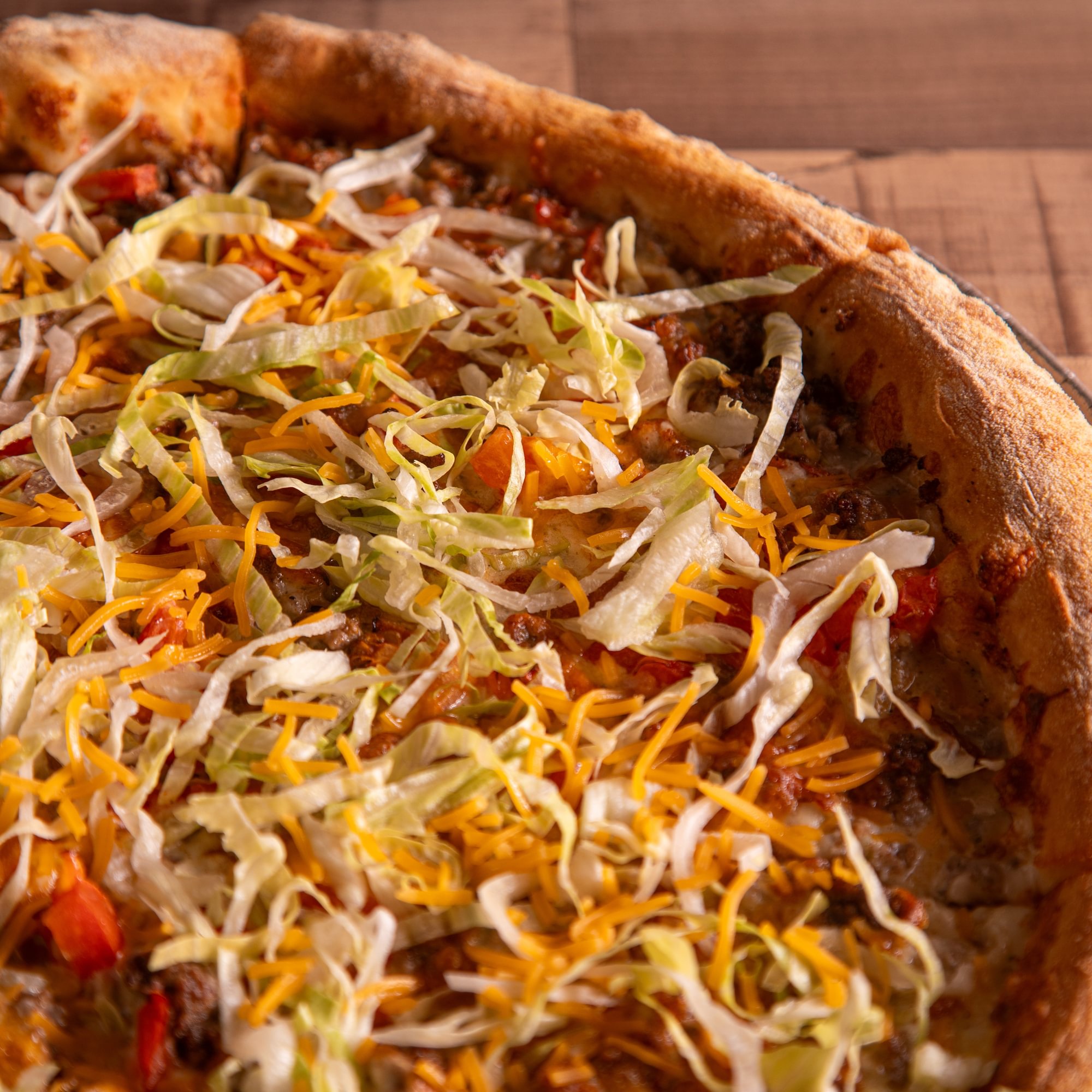 Taco pizza