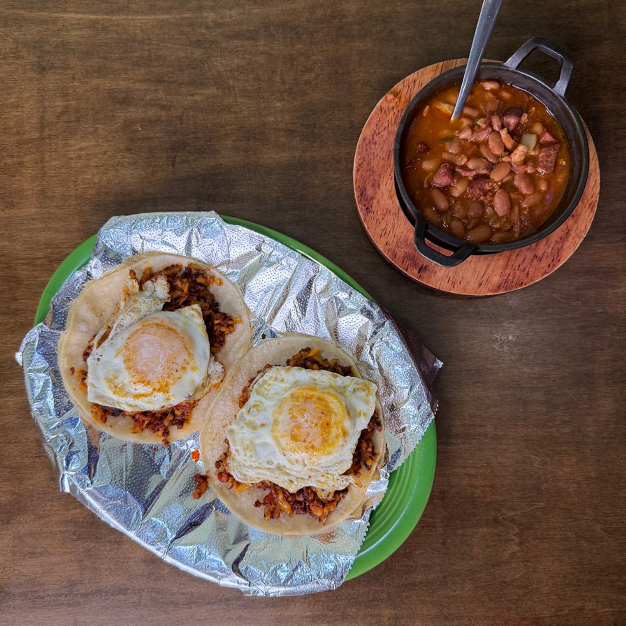 Huevos & Chorizo Tacos