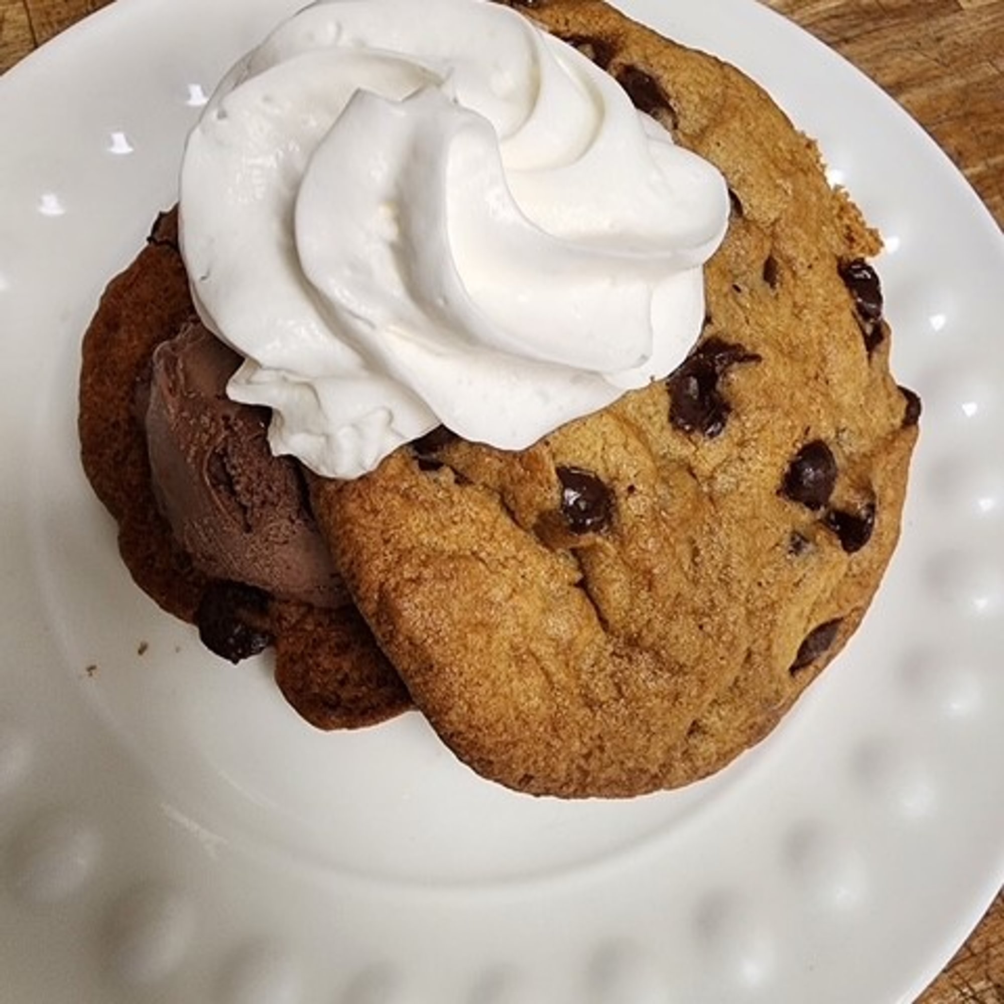Giant Homemade Cookie Sundae