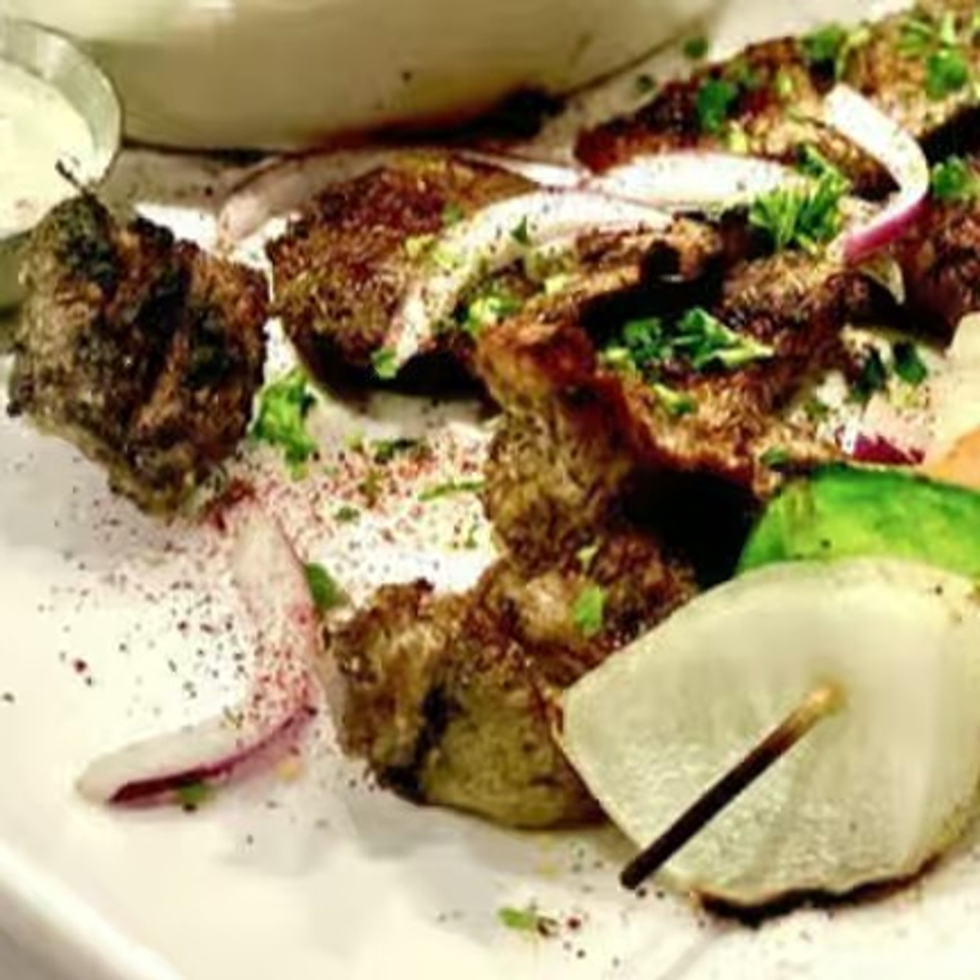 Beef Shish Kabob Platter