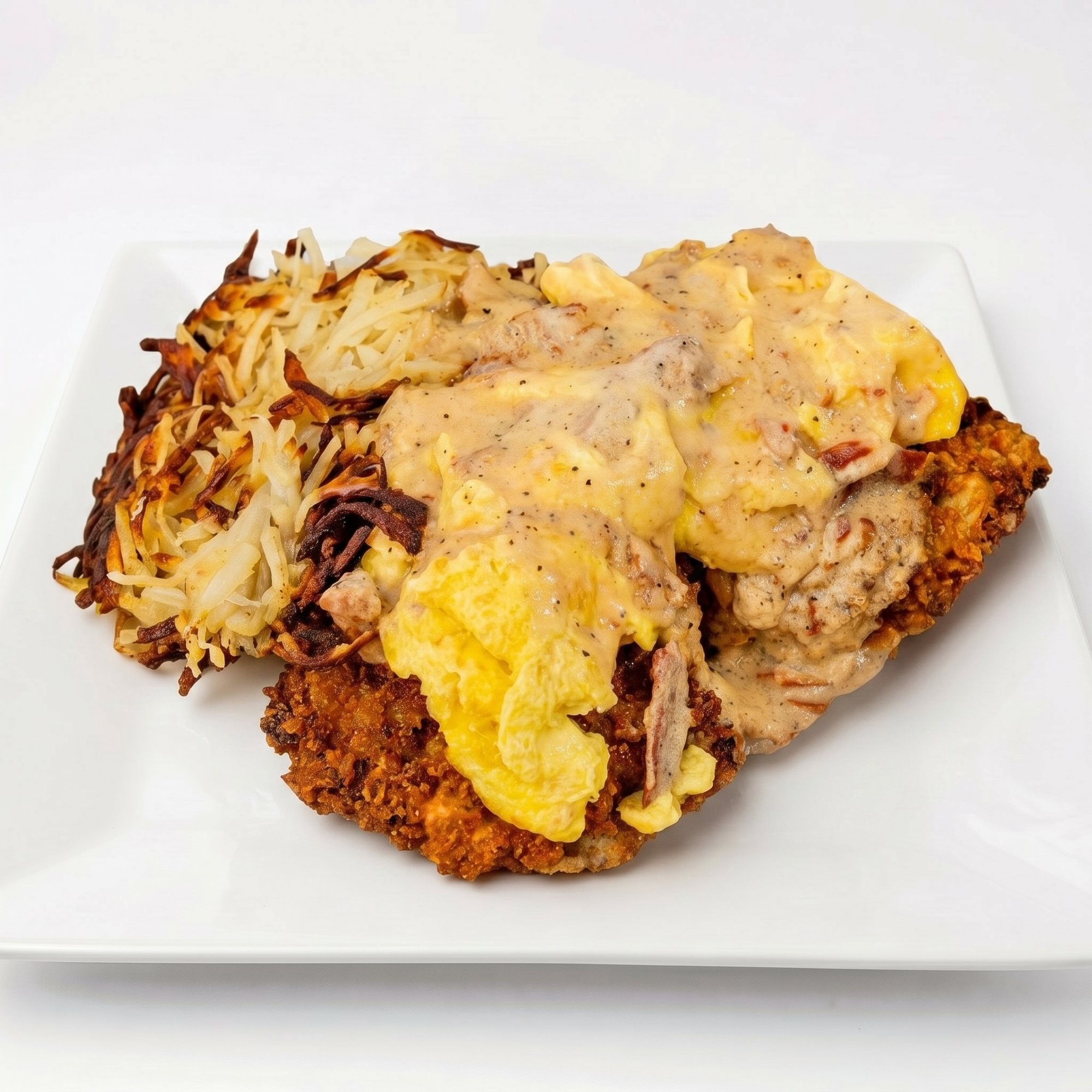 Country Burger Benedict