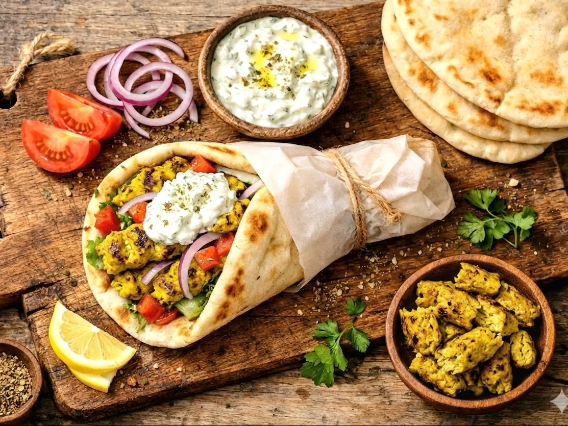 Chicken Koobideh Wrap