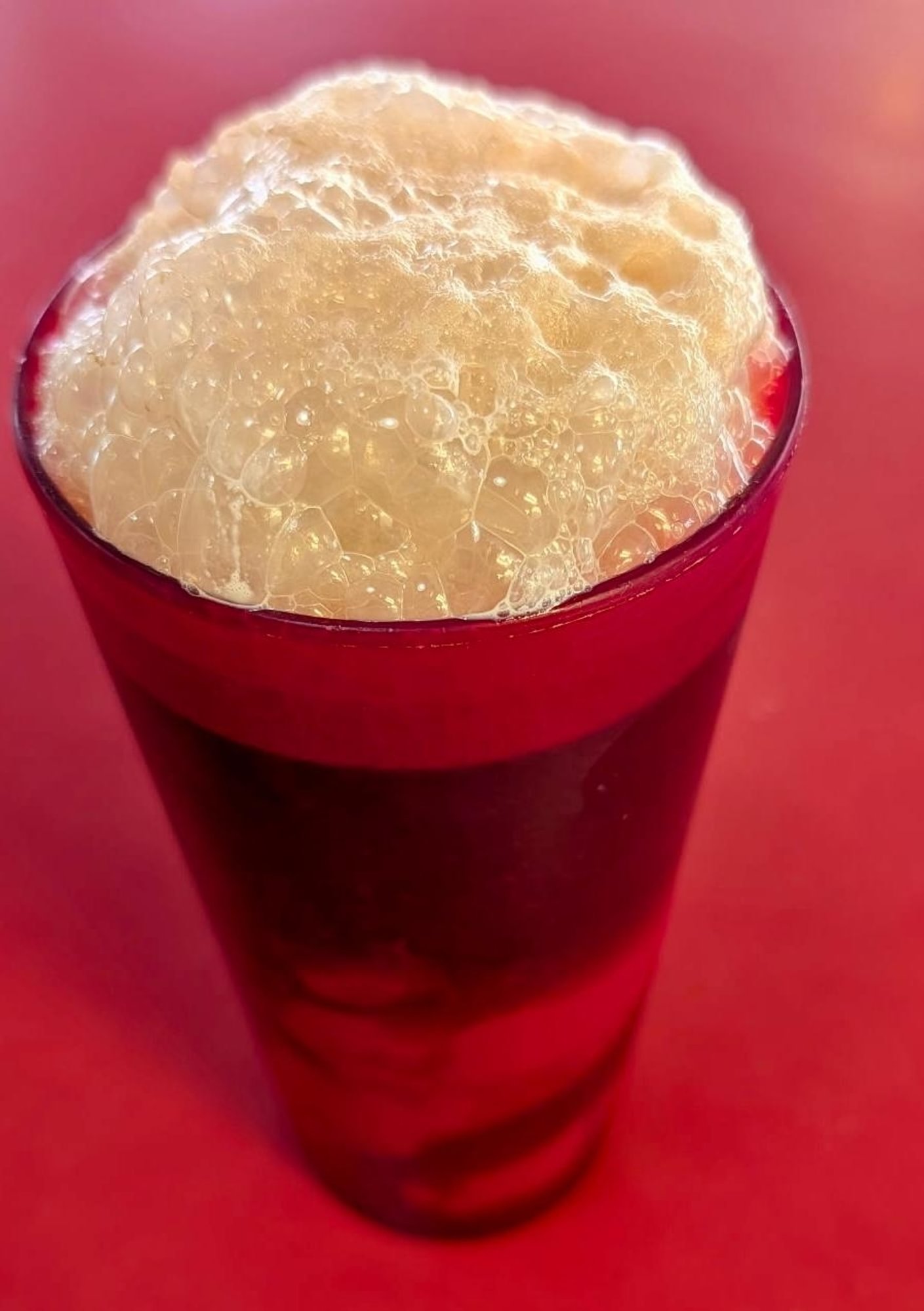 Red Cream Soda Float