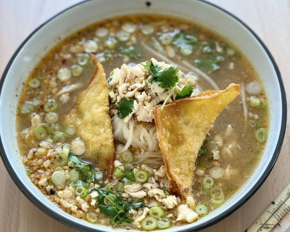 Chicken Clear Noodle Soup