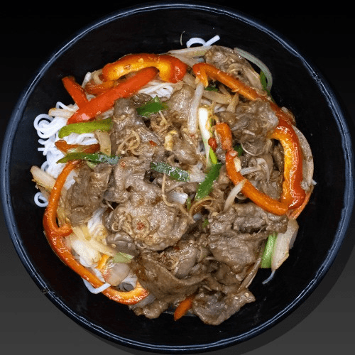 Stir-fried Lemongrass Noodle Bowl