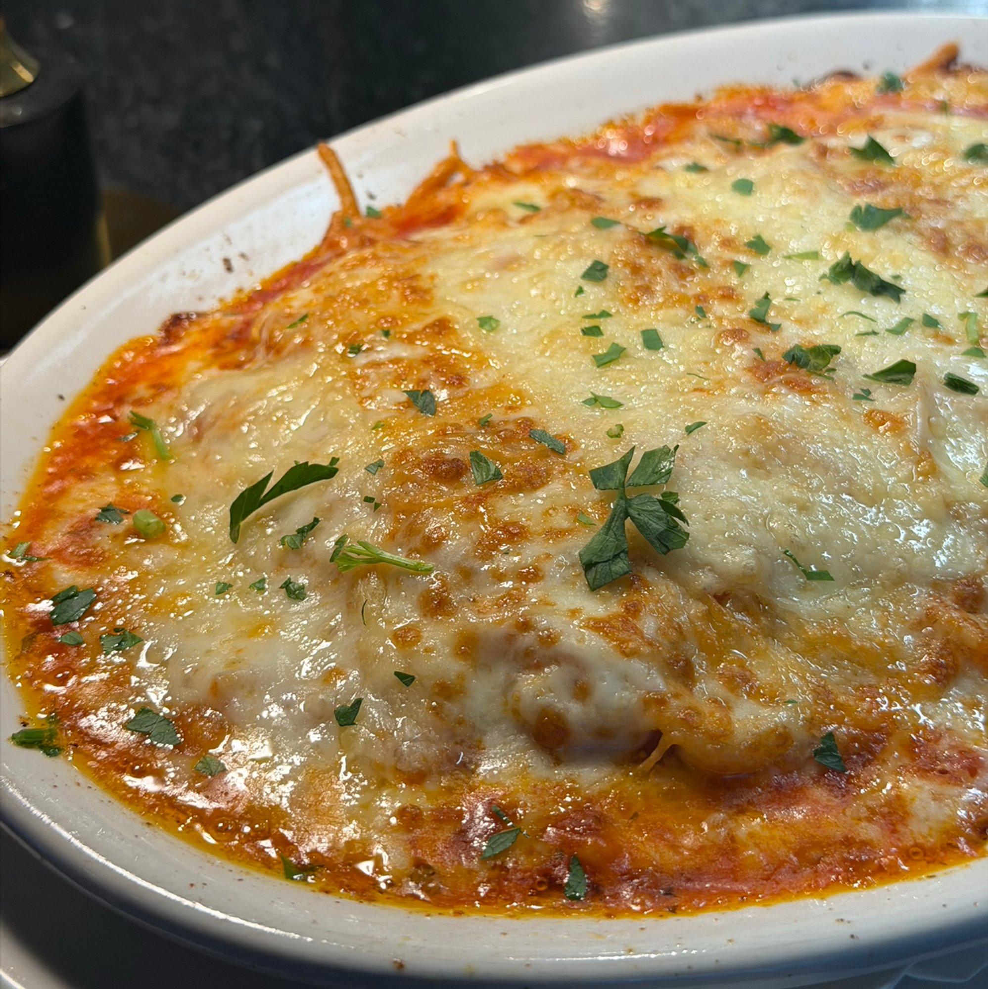 Four Cheese Baked Spaghetti
