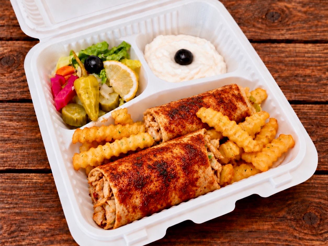 Crispy Chicken Shawerma Meal