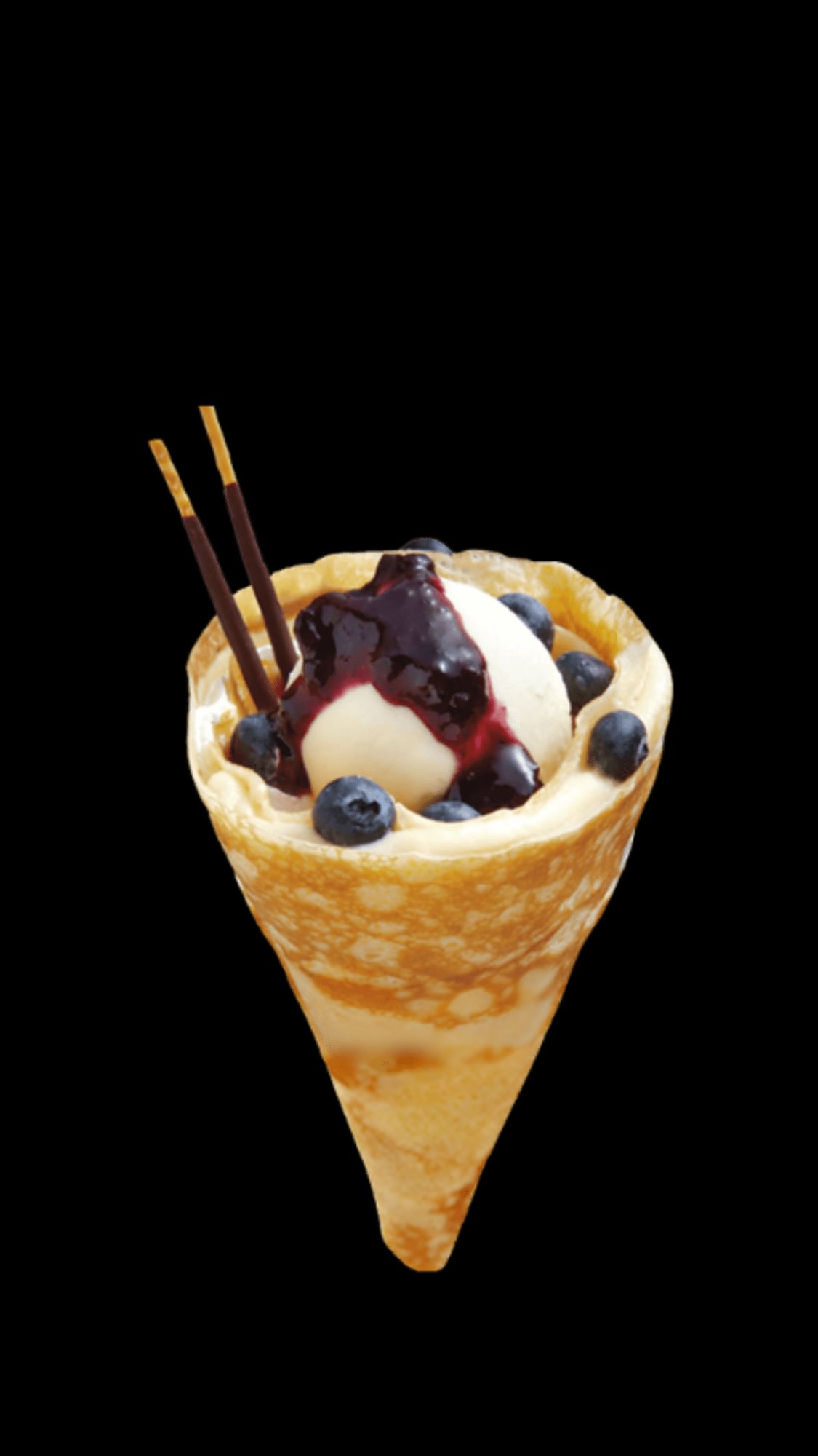 NY Blueberry Cheesecake Crêpe