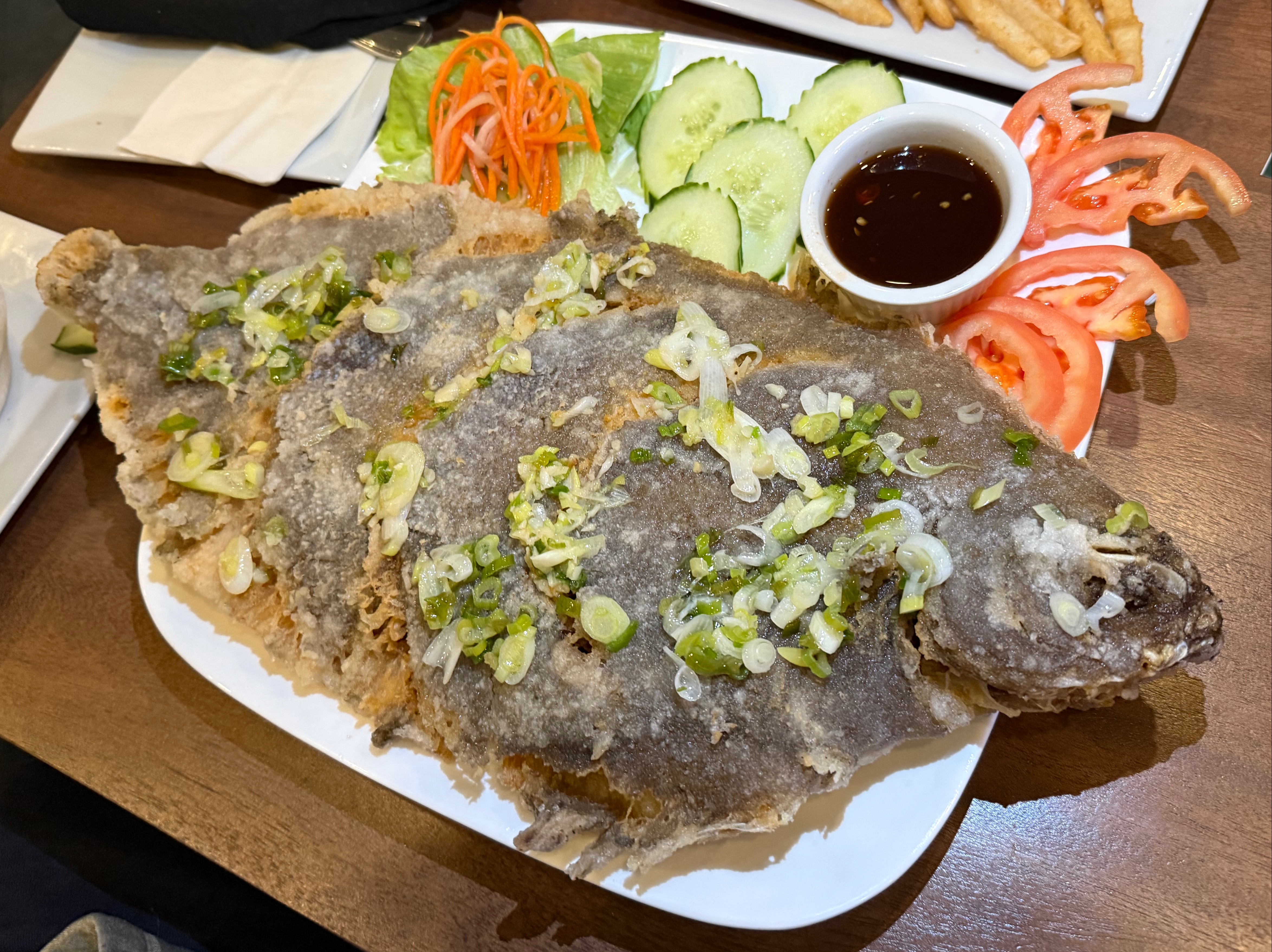 D6. Deep Fried Flounder Fish