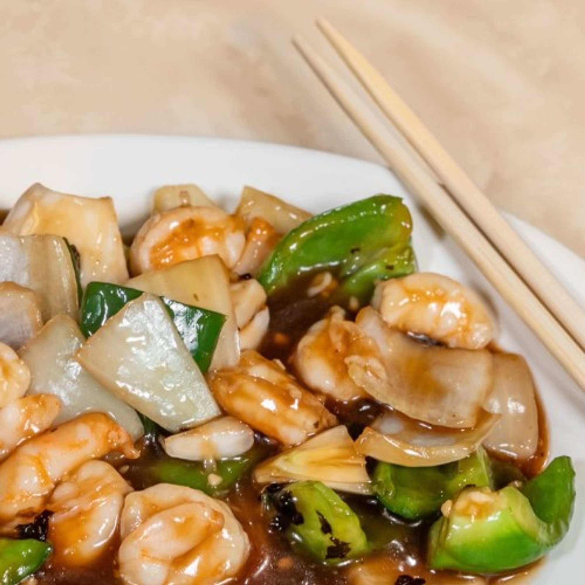 Shrimp in Black Bean Sauce