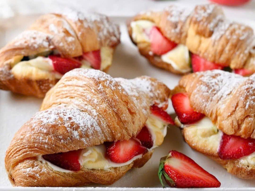 Strawberry Cream Croissant