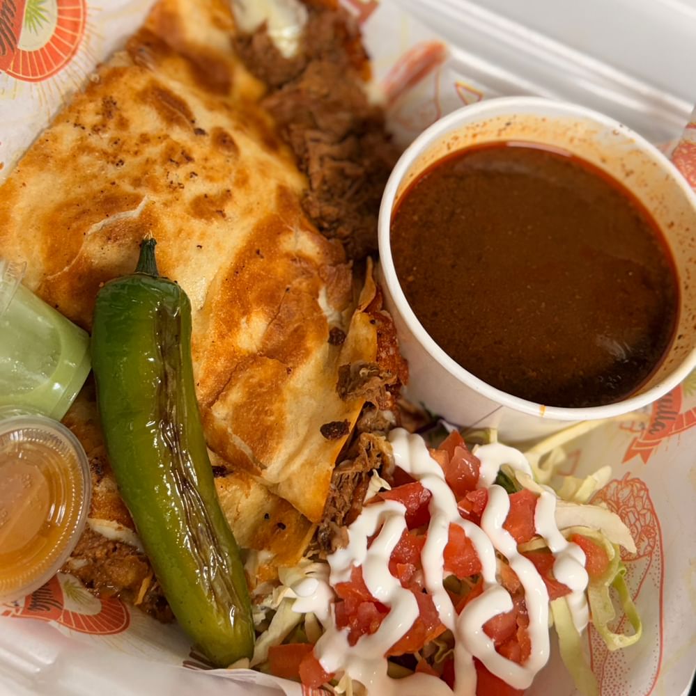 Birria gringa c/consome