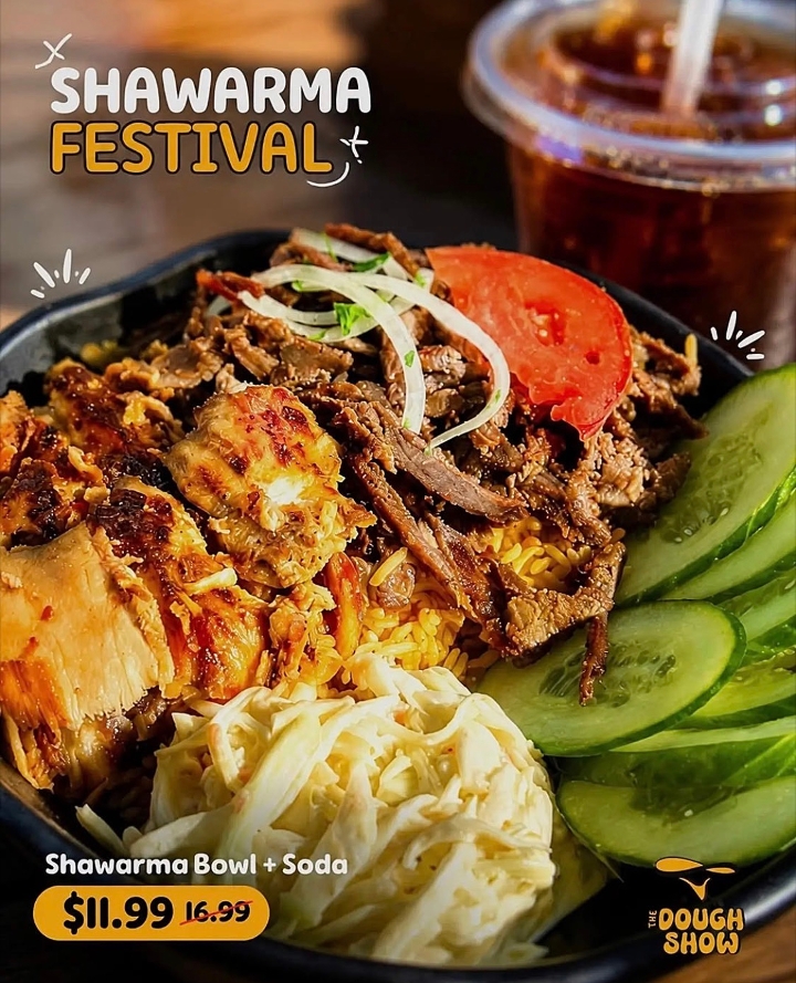 Chicken Shawarma Bowl + Soda