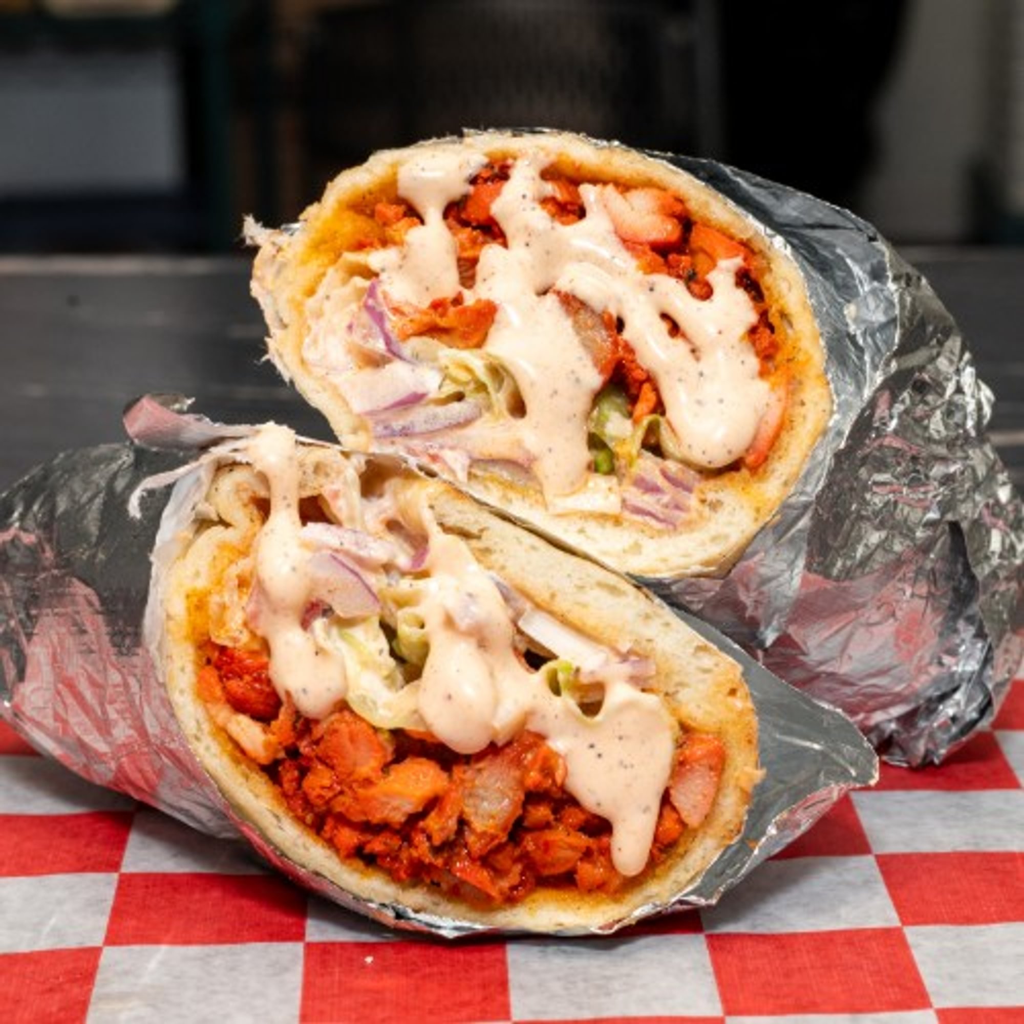 2 Chicken Gyro with 20 oz Soda