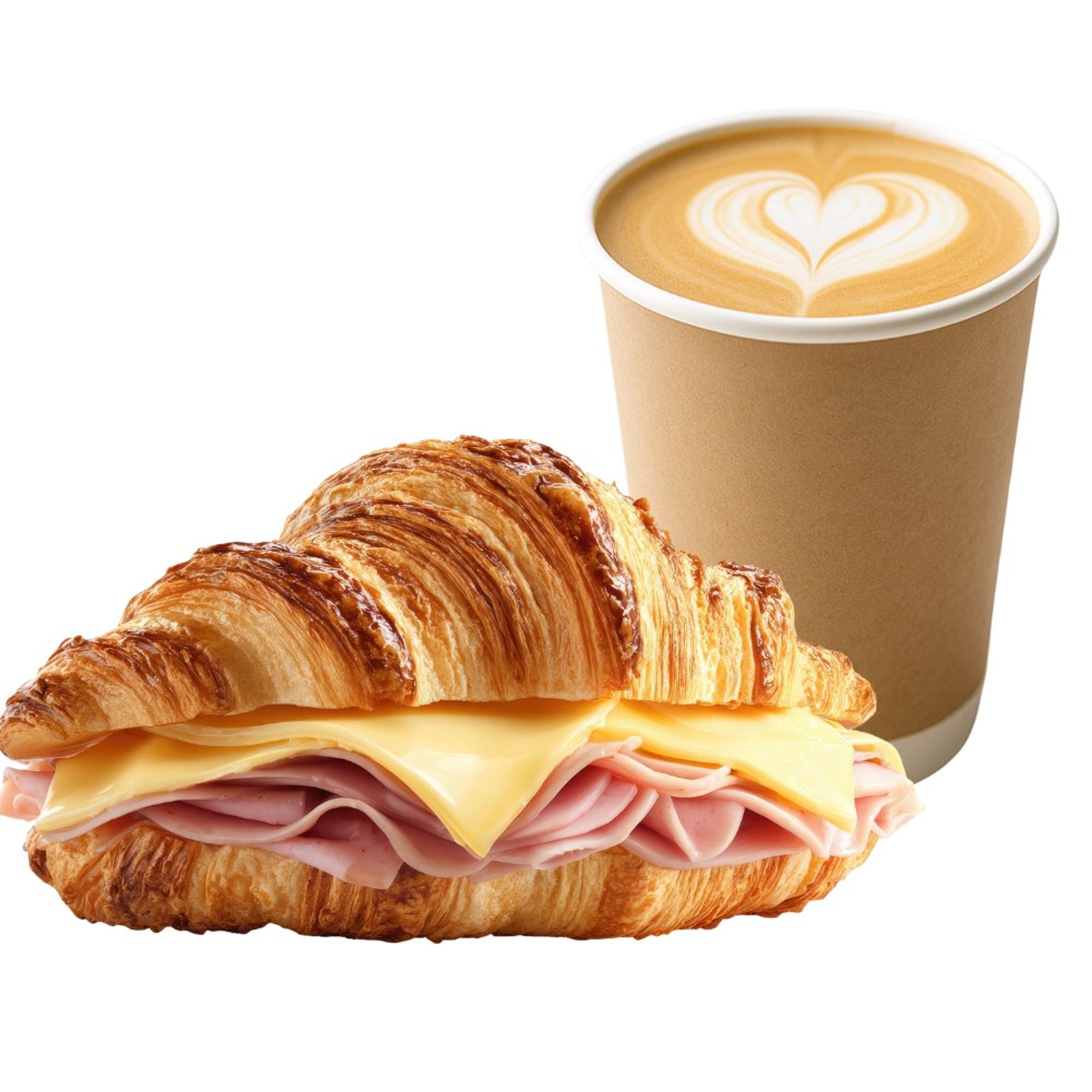 Cafe Con Leche & Croissant - Breakfast Deal