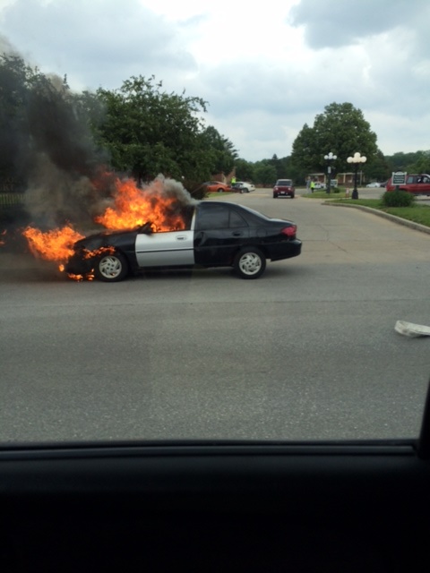 This guy was having a bad day when his car caught on fire, instantly turning it into a junk car.  He lost his title in the fire.  If you have lost your title, or have trouble with your paperwork on your junk car, we can help.  Call us first (317) 454-3202