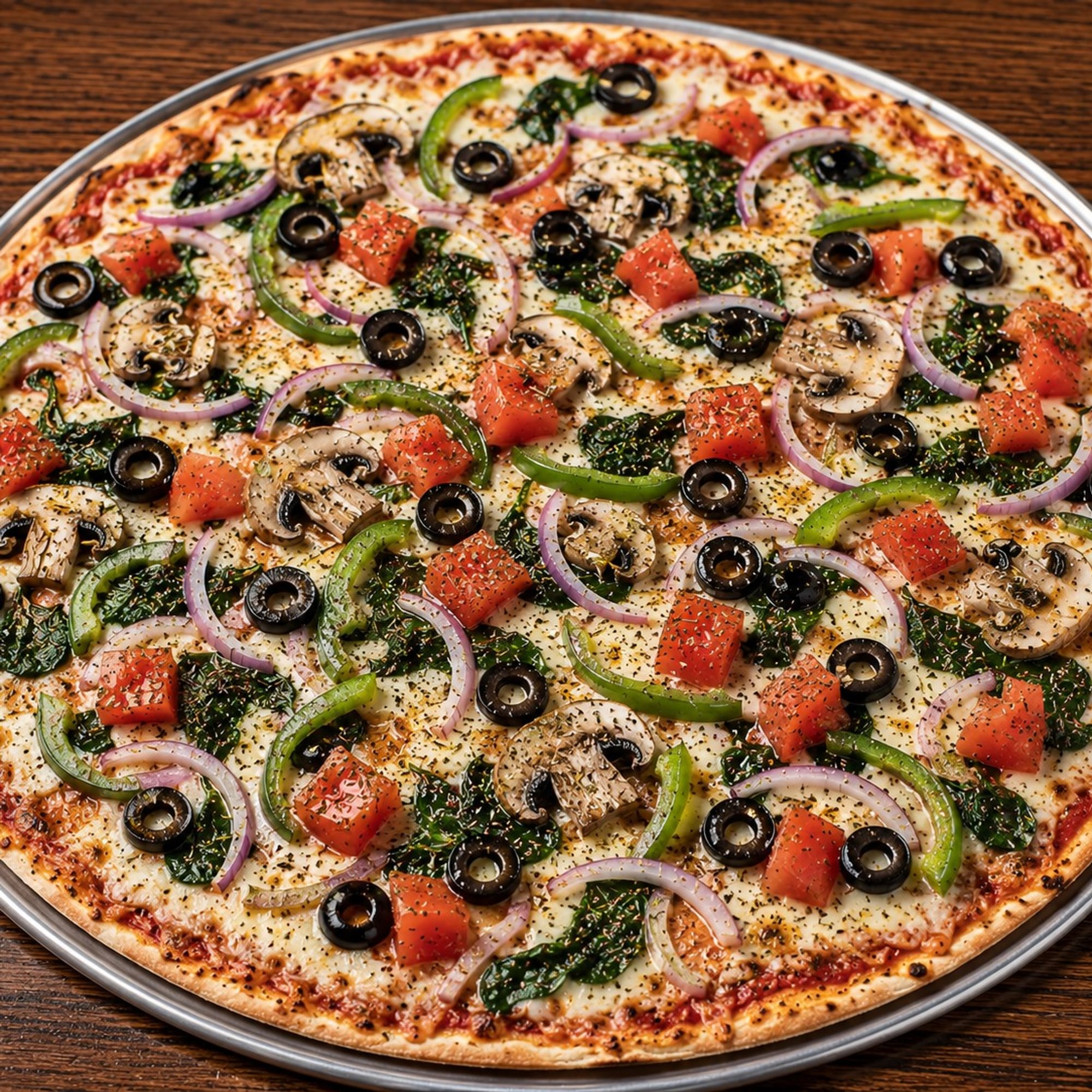 Palio's Vegetable Pizza