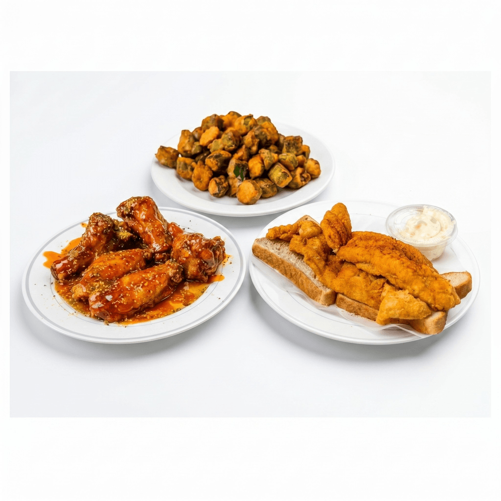 2 Pieces Whiting and 6 Pieces Wings Combo