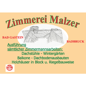 Zimmerei Malzer Inh. Gerhard Malzer Logo
