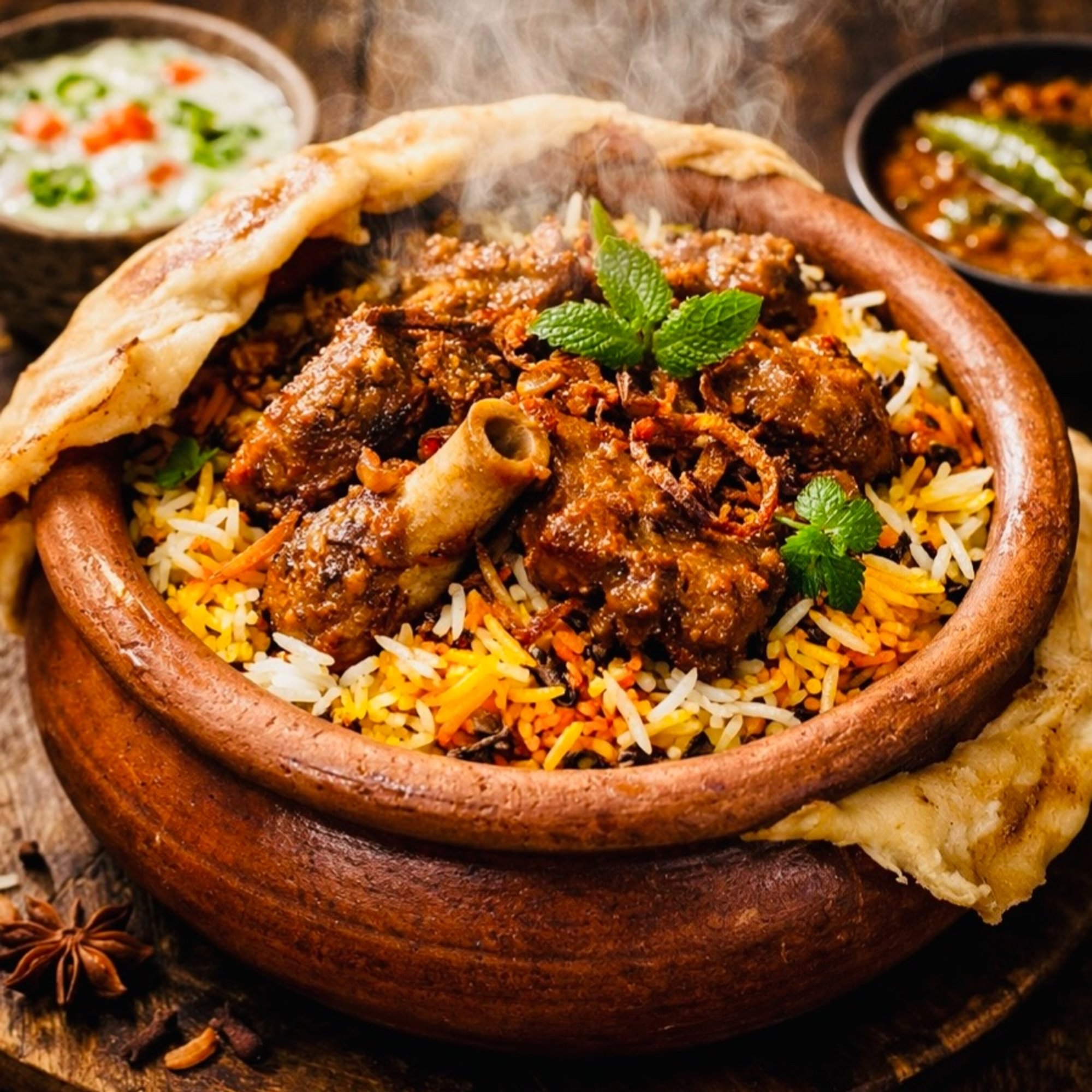 Hyd Goat Dum Biryani