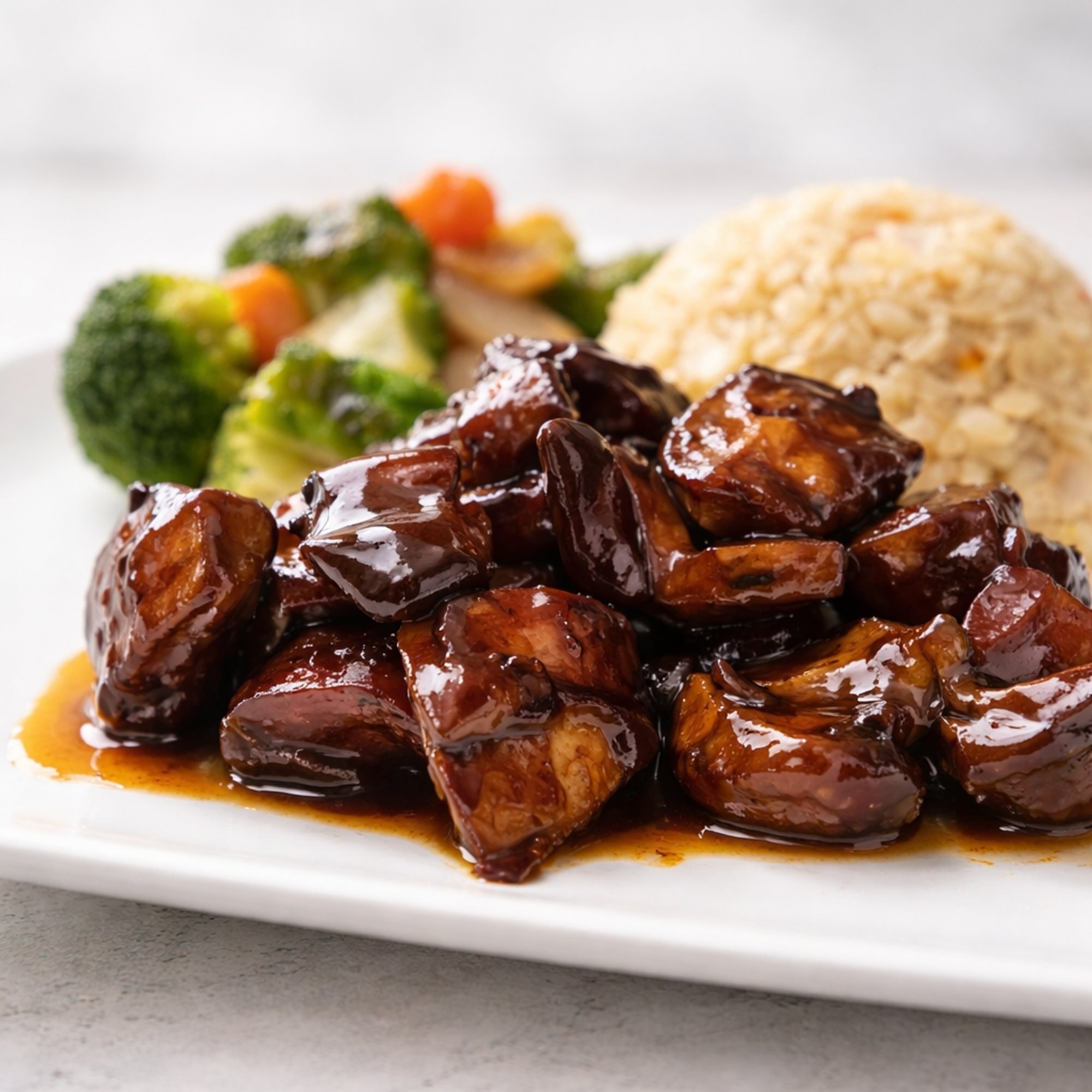 Hibachi Bourbon Chicken