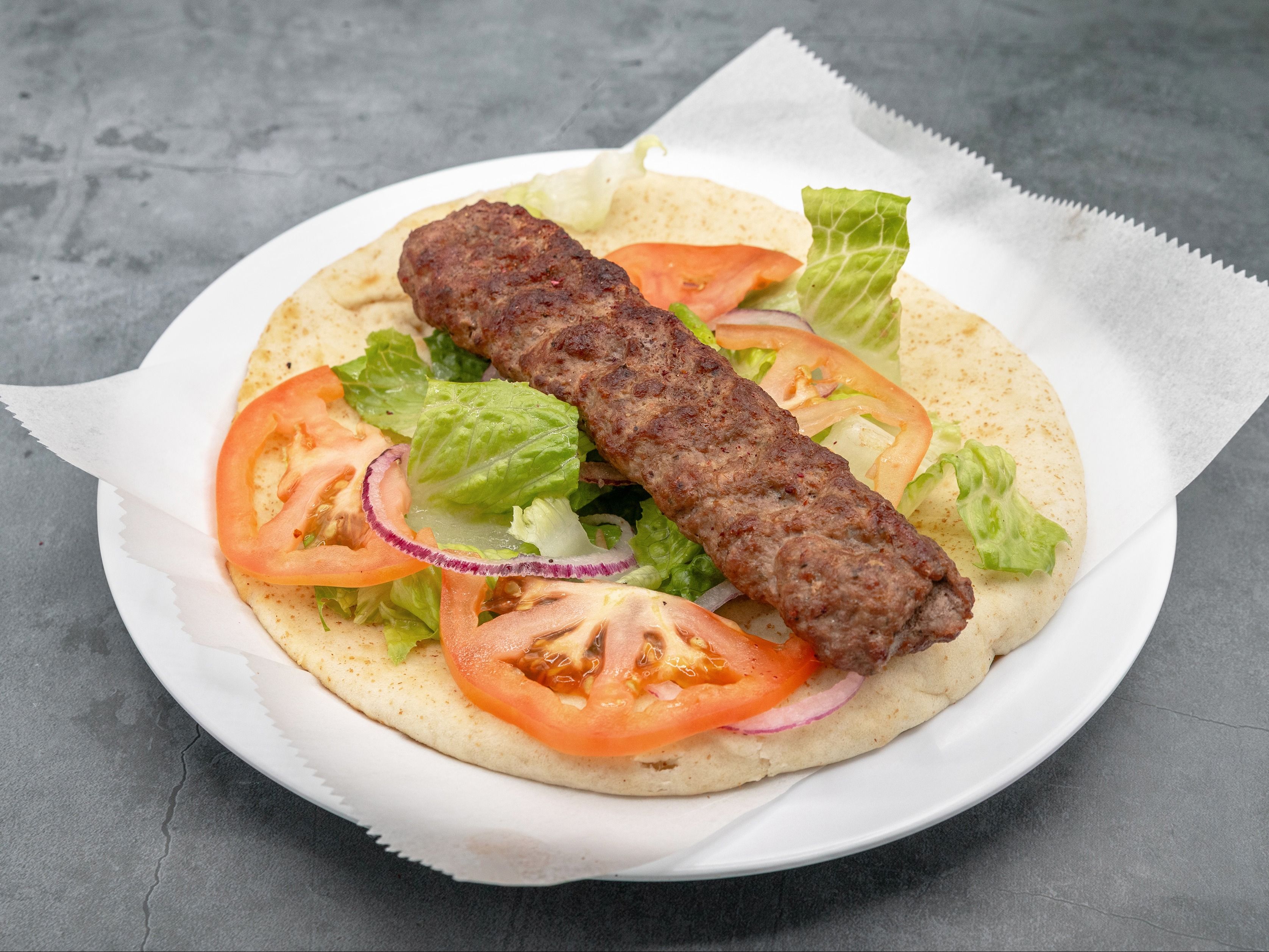 #51 Beef Kofta Roll (Only) Before. #40