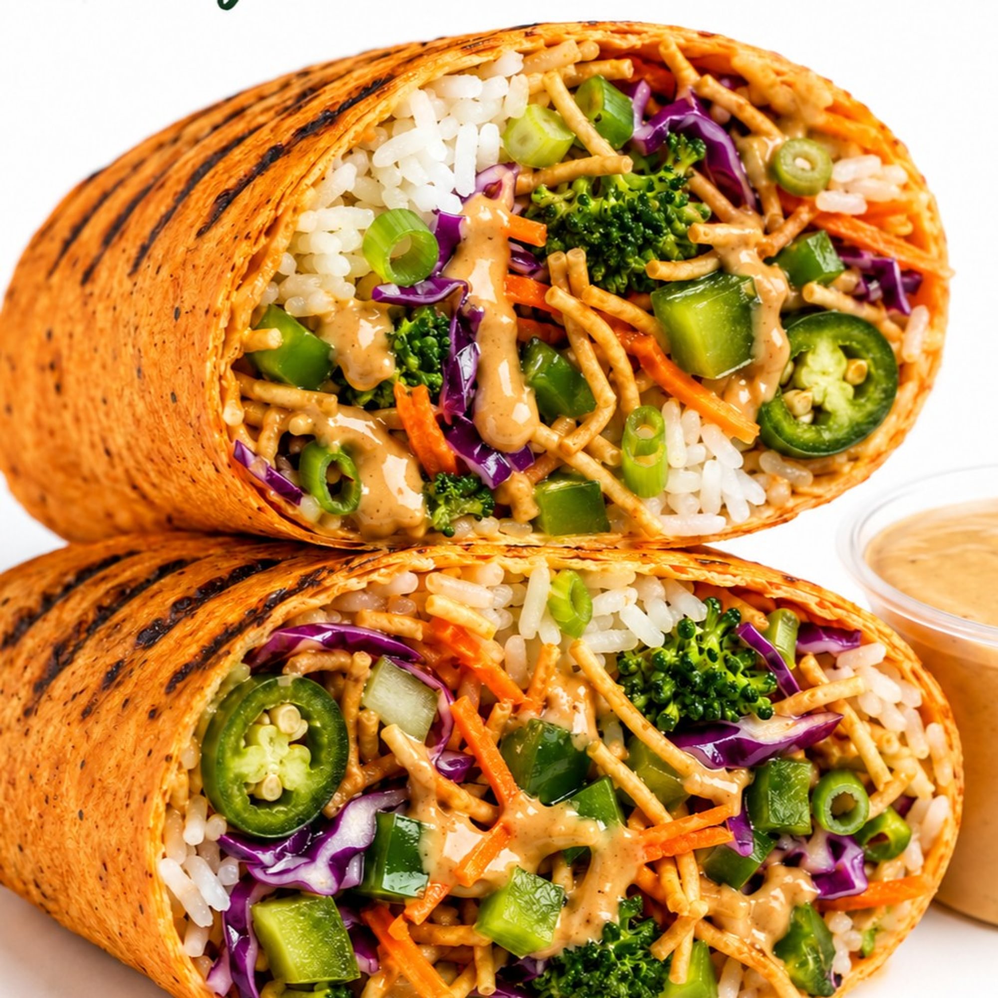 Spicy Noodle Burrito