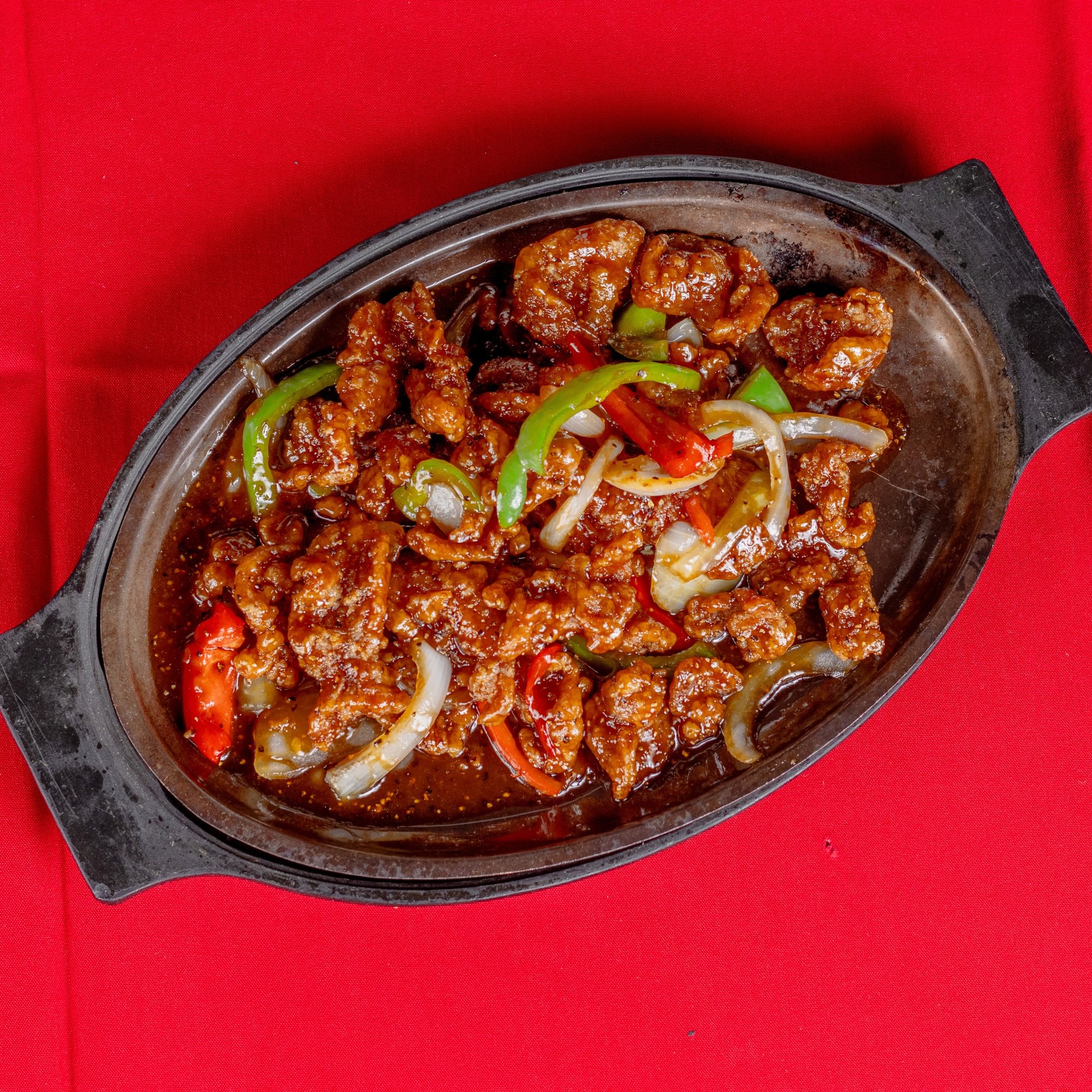 Sizzling Honey Pepper Steak