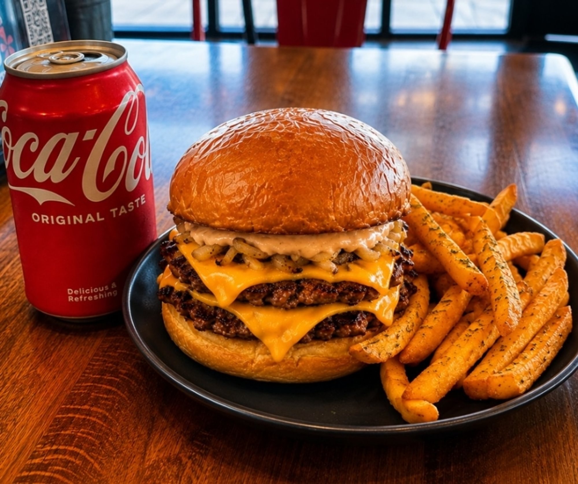 Double Quarter Pounder Cheese Smash Burger Combo