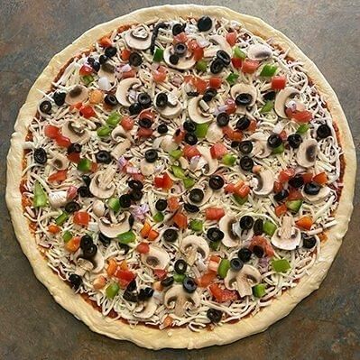 Miner's Vegetarian Pizza