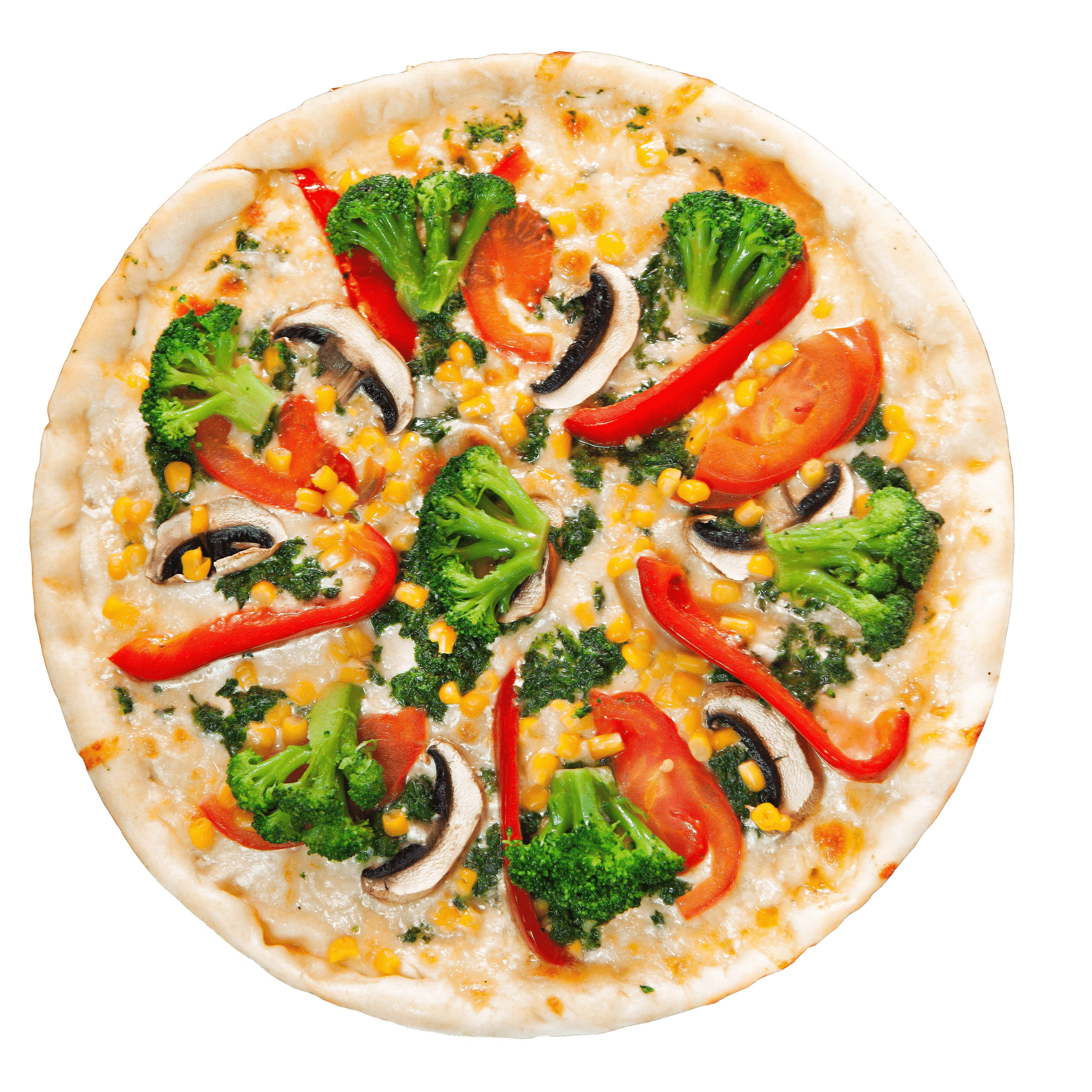 Vegetable Peppers Pizza Pie