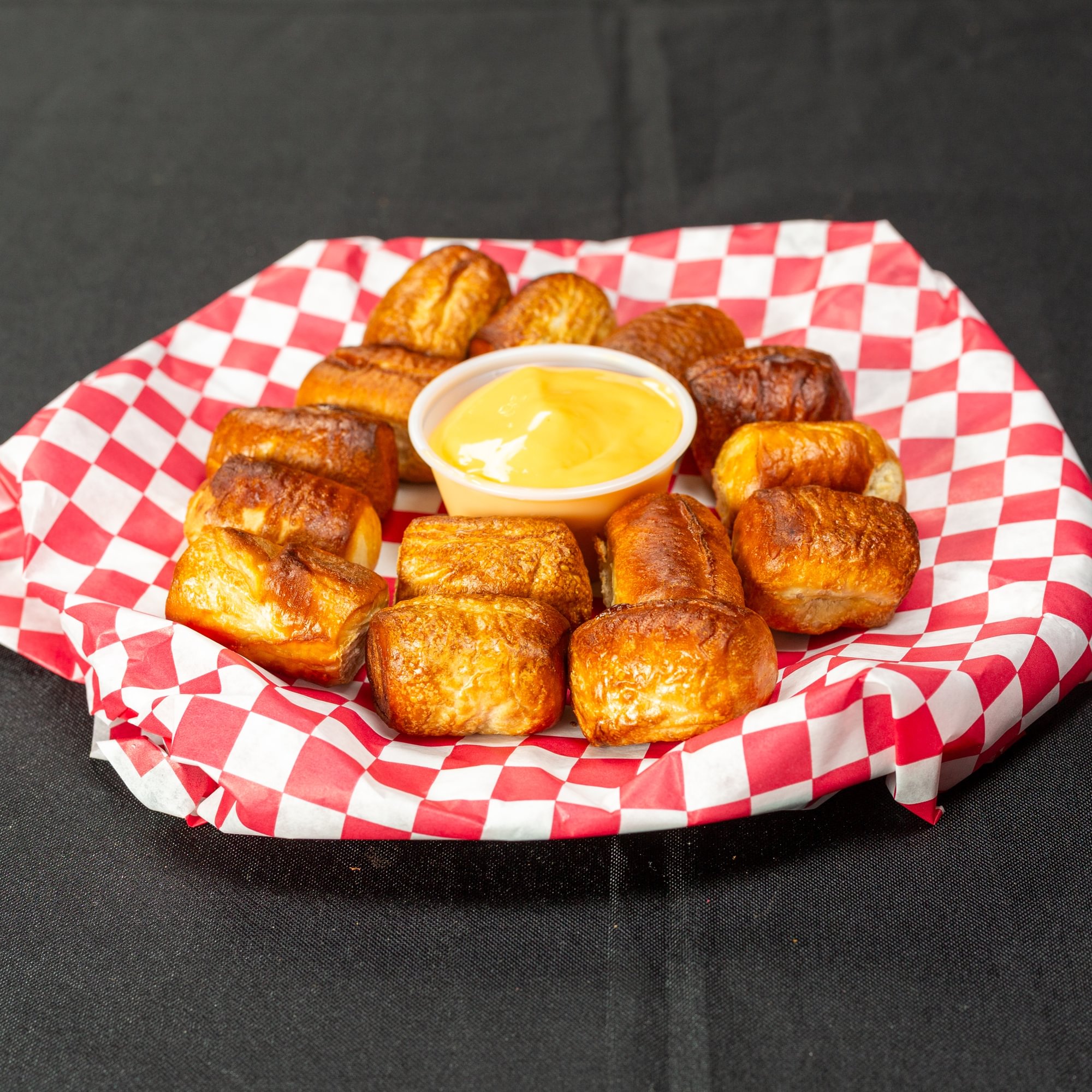 Pretzel Bites with Beer Cheese