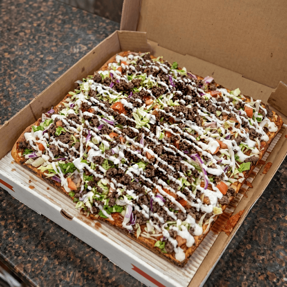 Cheeseburger Pizza