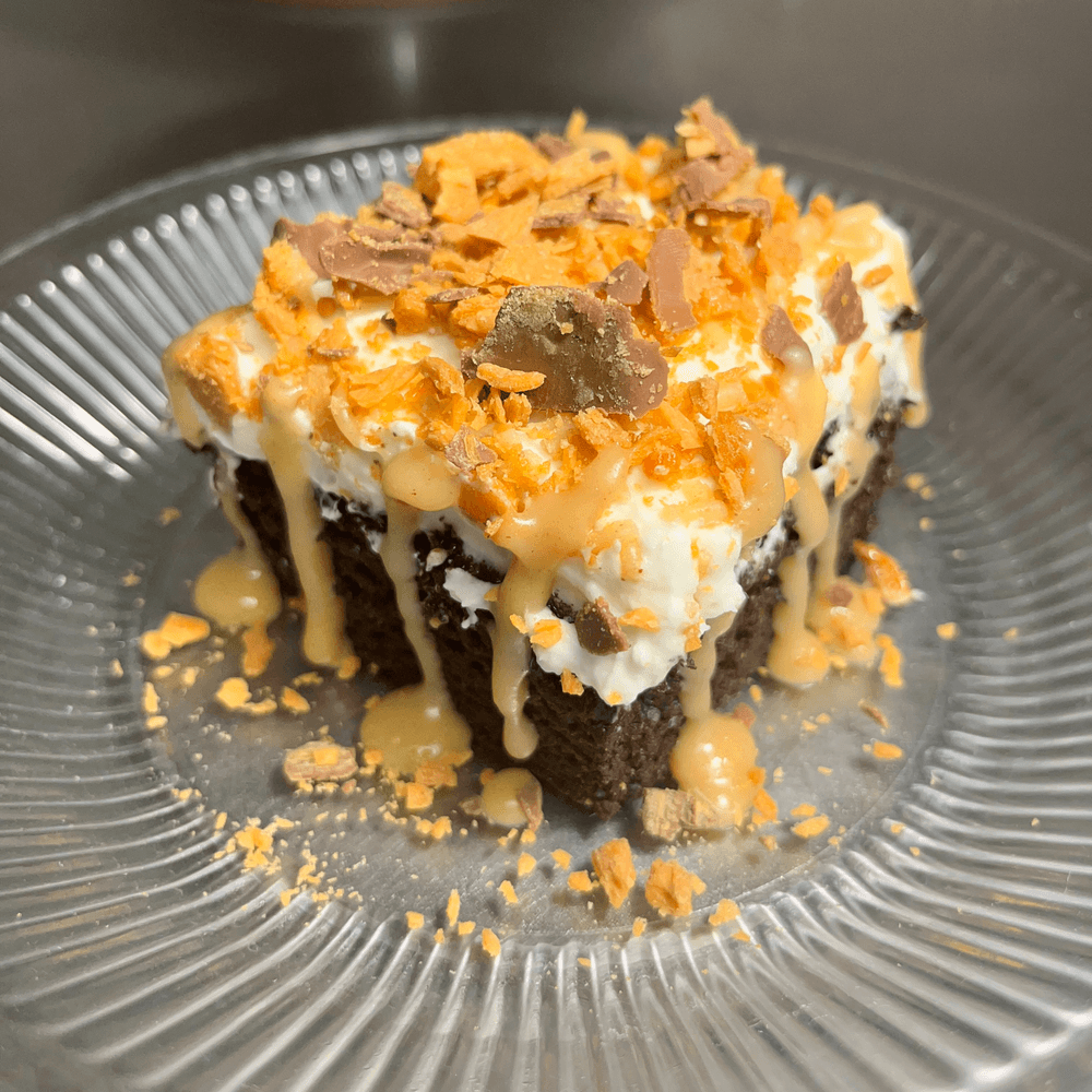 Chocolate Butterfinger Cake