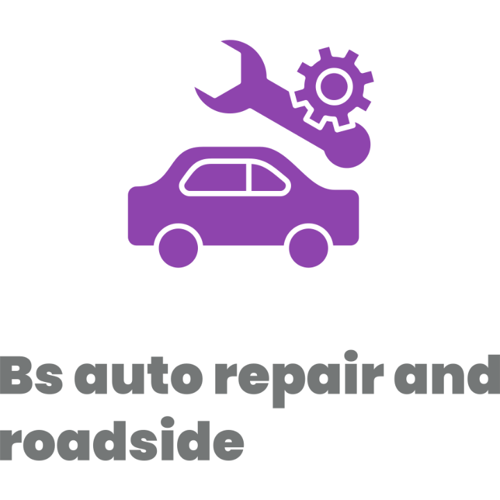 Bs auto repair and roadside Logo