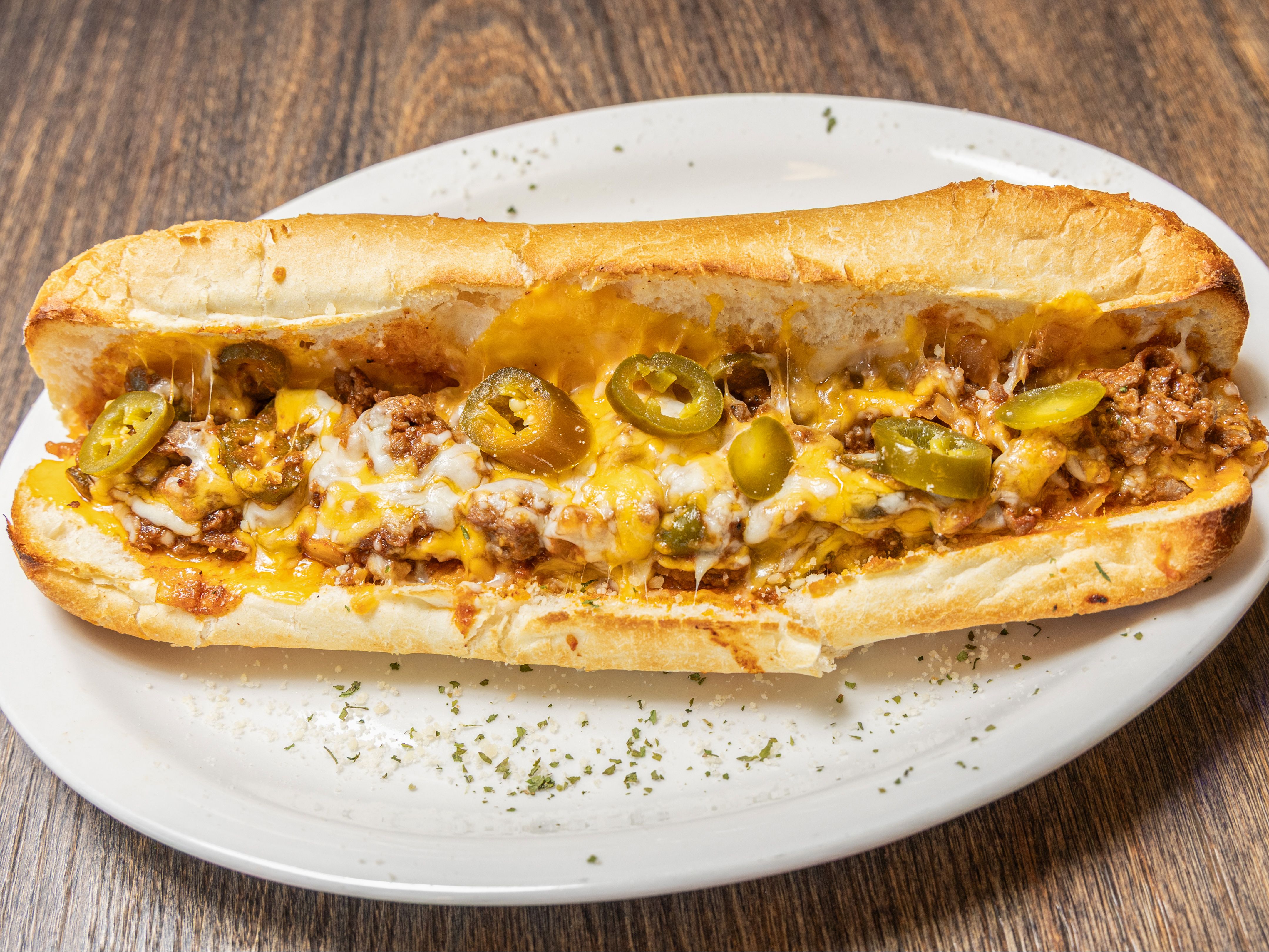 Barbecue Beef Heated Sandwiches