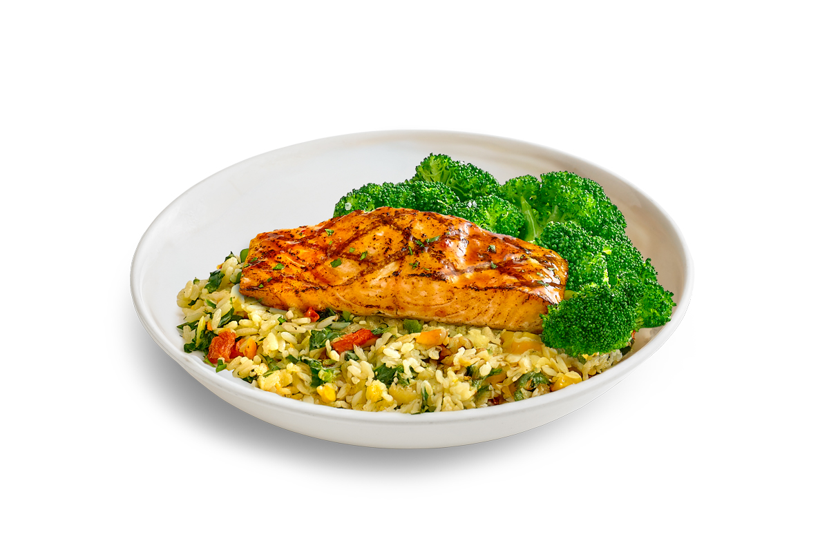 Asian-Glazed Salmon Bowl