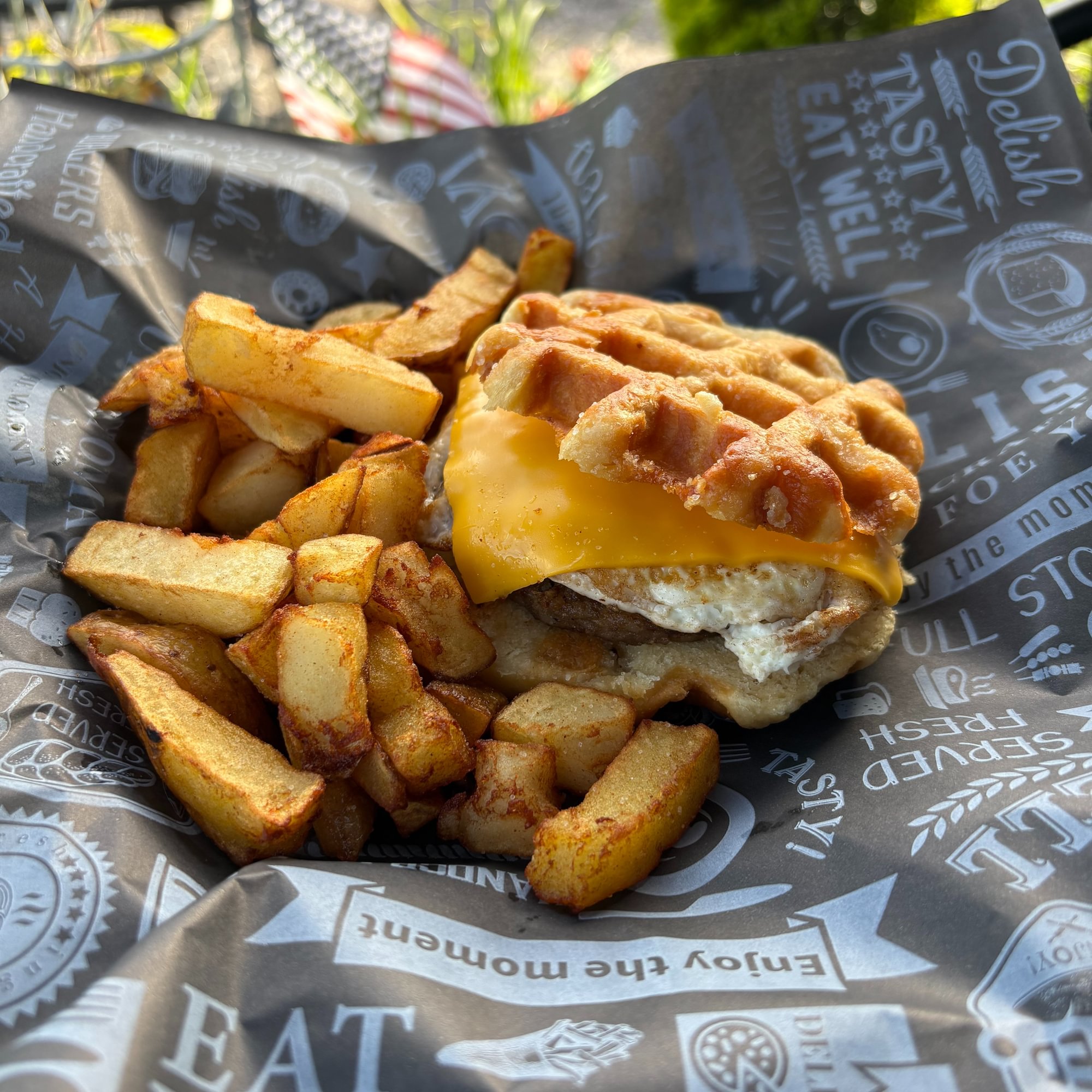 Gourmet Waffle Sandwich