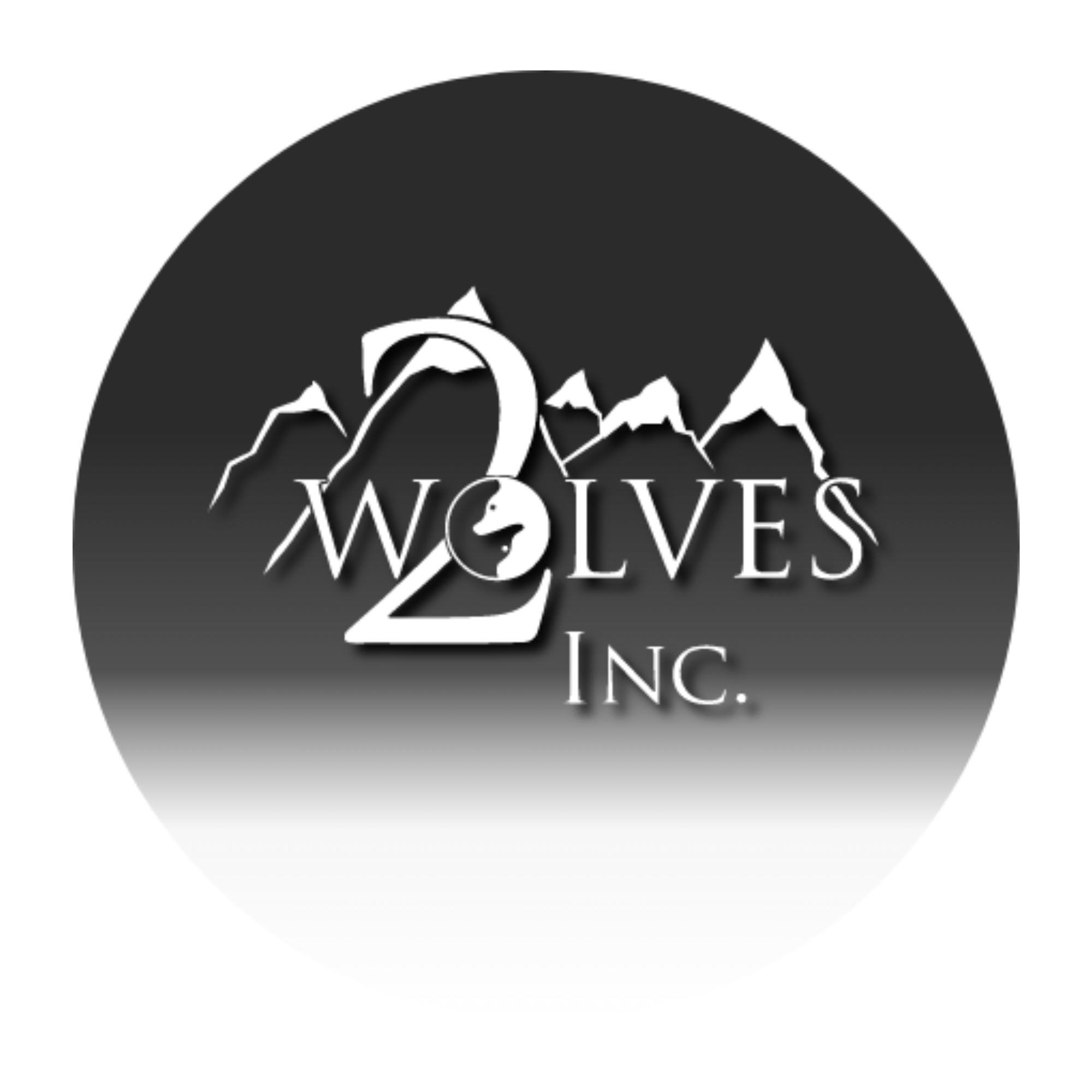 2 Wolves Herbal Apothecary Logo