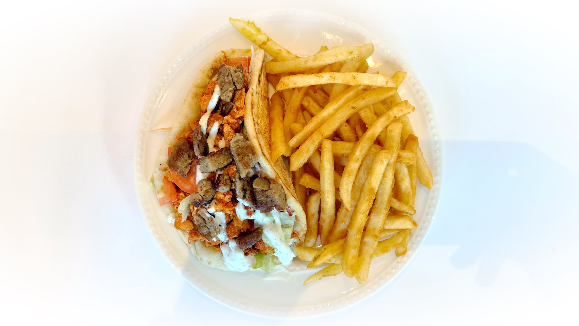Chicken & Lamb Mix Gyro & 1 Side 