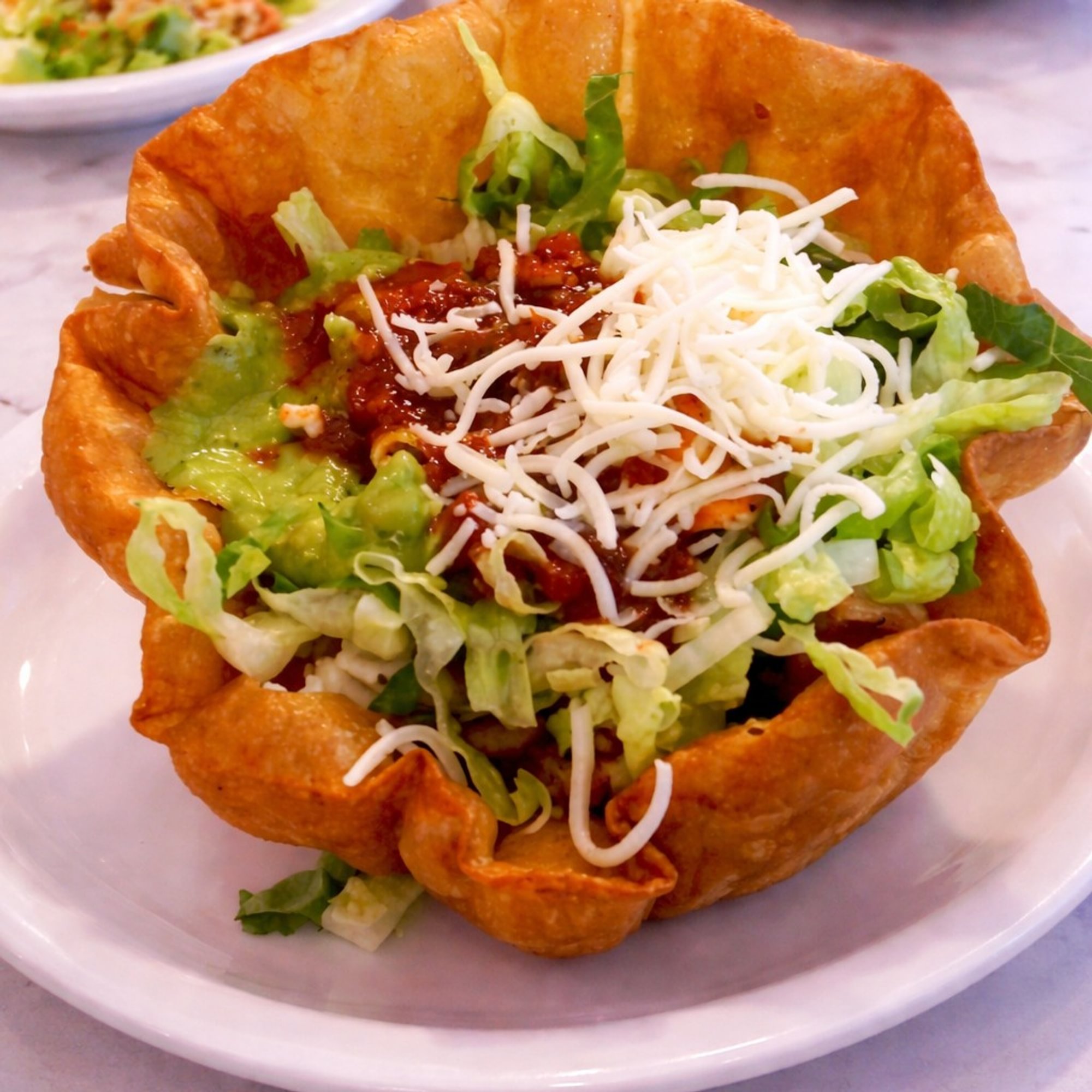 Seafood Taco Salad