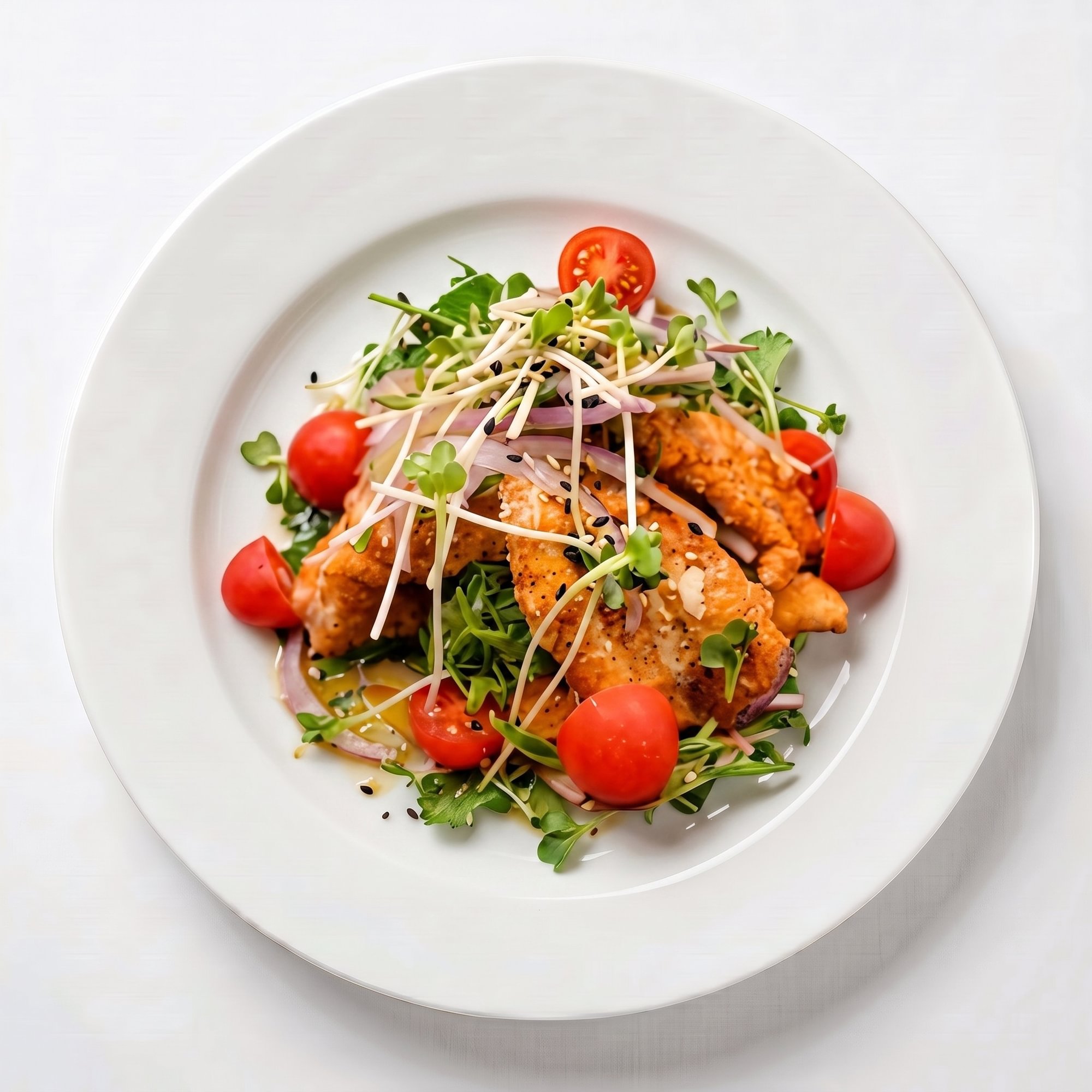 Crispy Fish Onion Salad