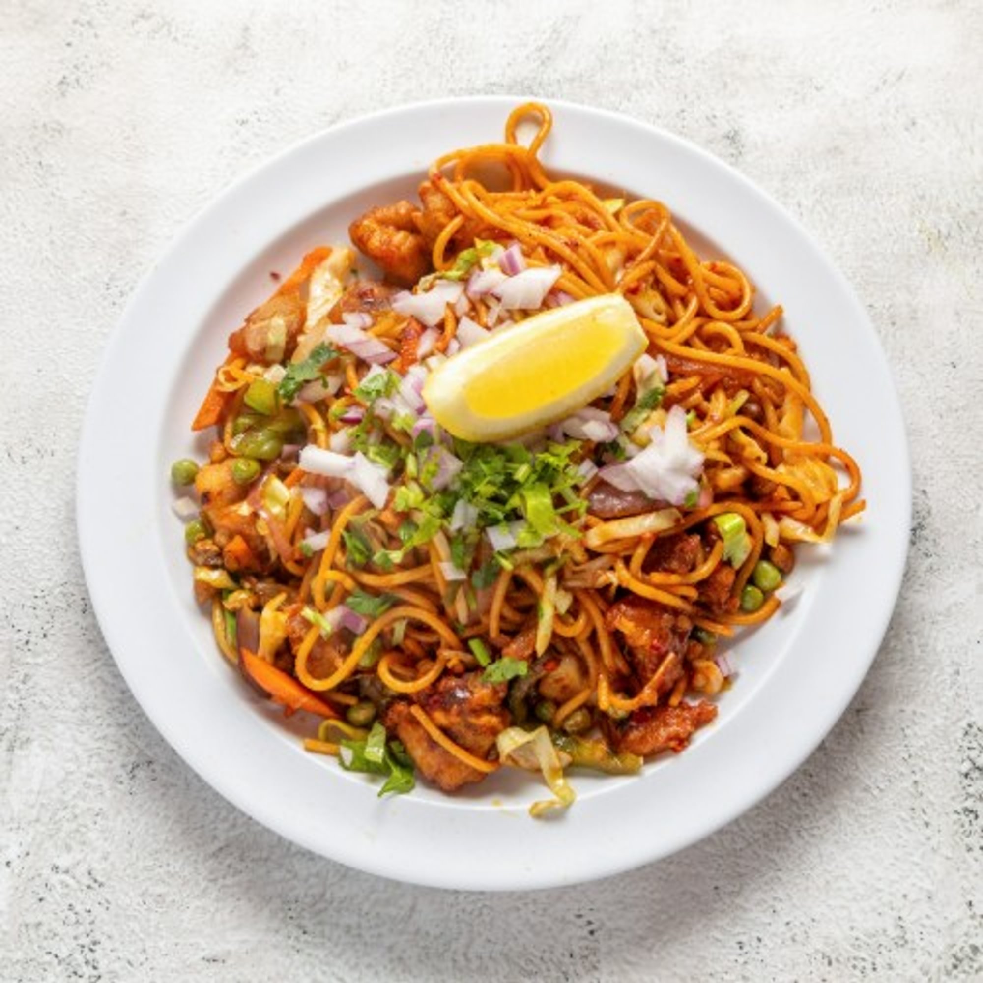 Nepali Style Chicken Chow Mein