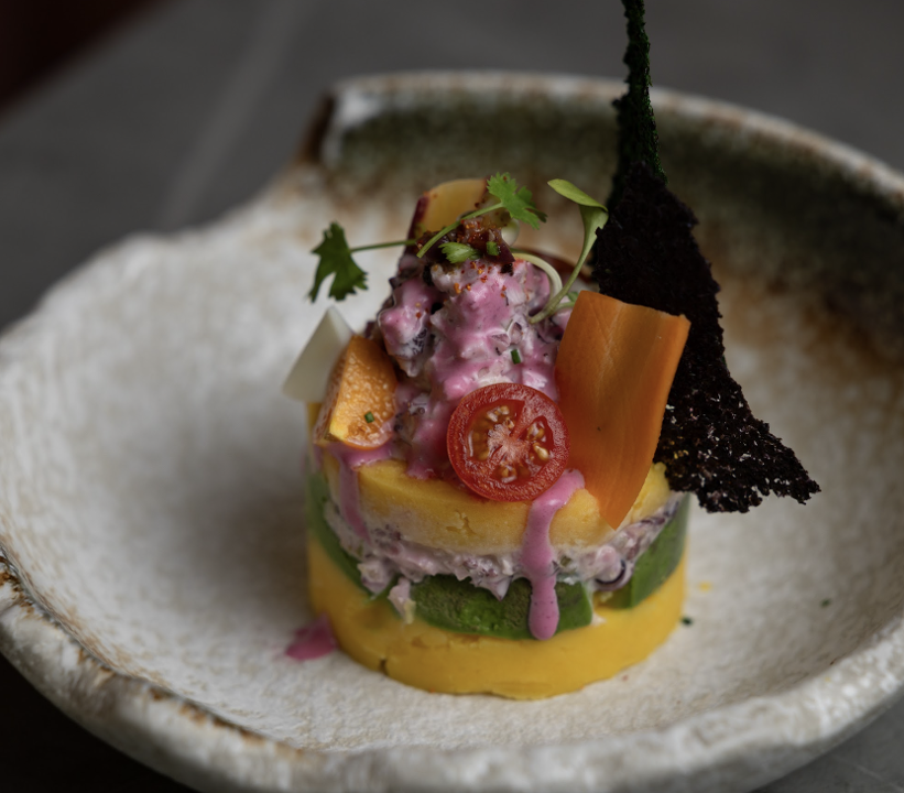Pulpo al Olivo Causa