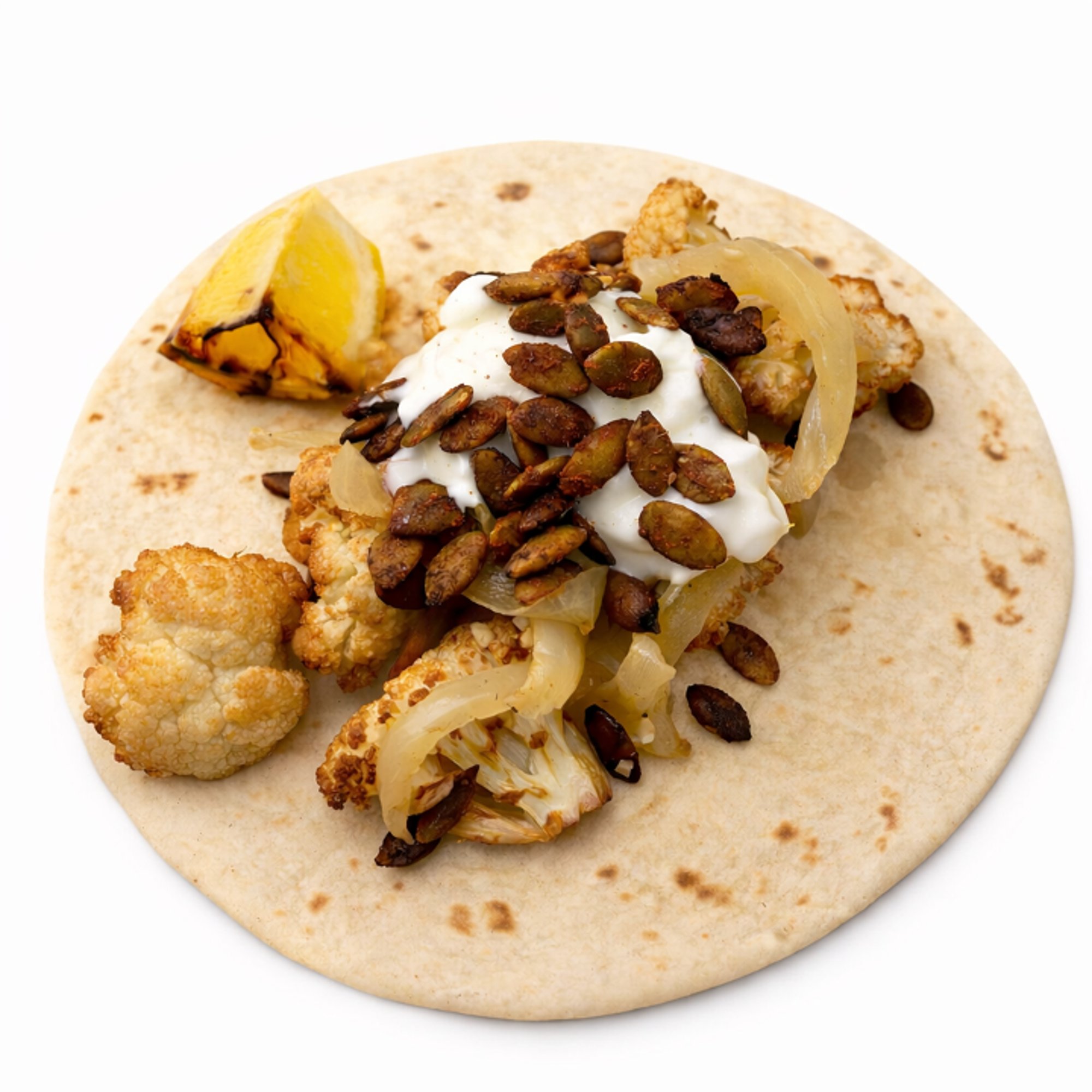Caramelized Cauliflower Taco