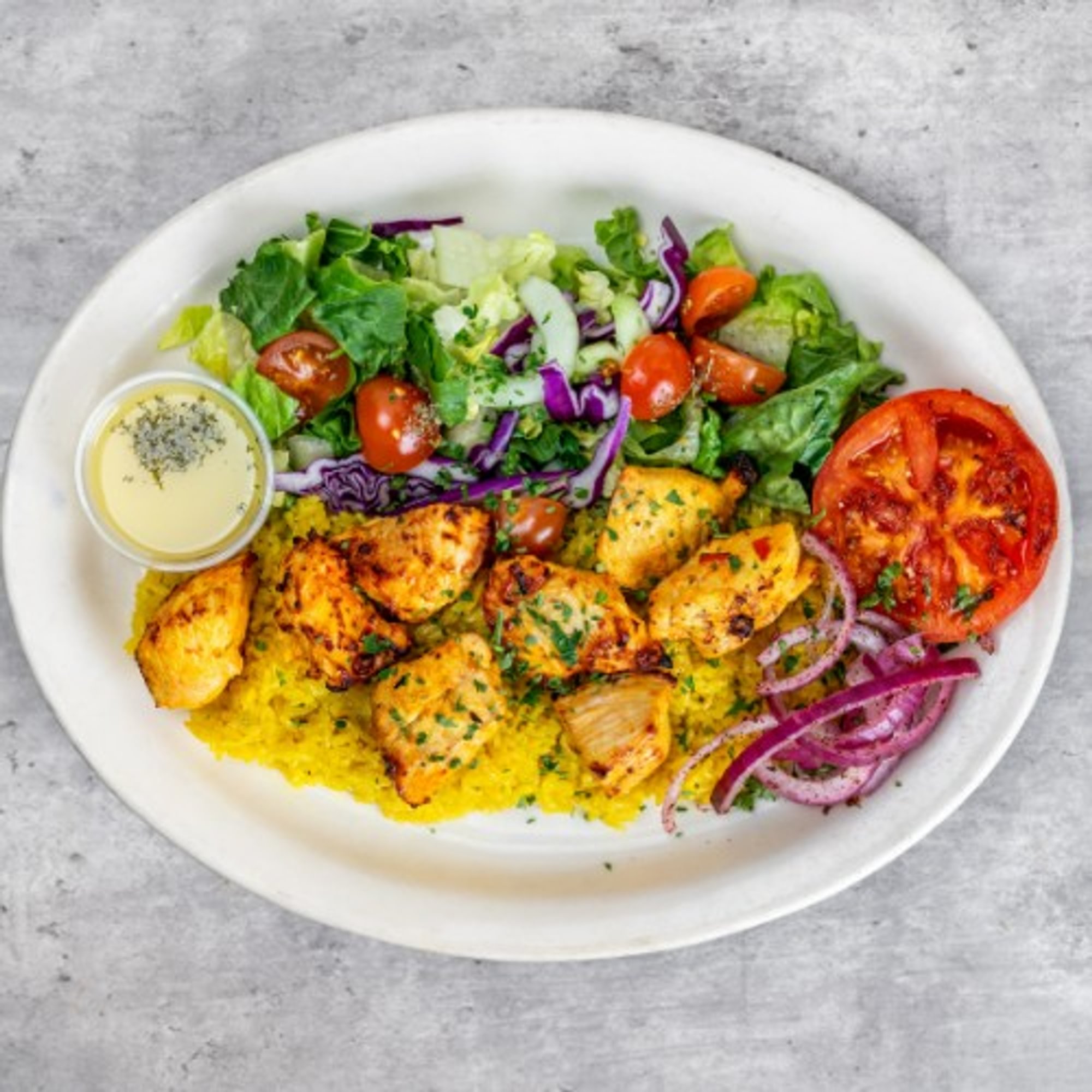 Chicken Kebob Plate