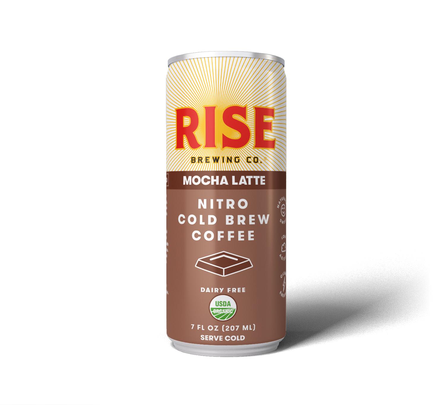 Rise Mocha Latte Nitro Cold Brew Coffee 7oz