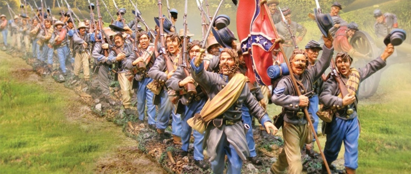 Confederate Marchers set