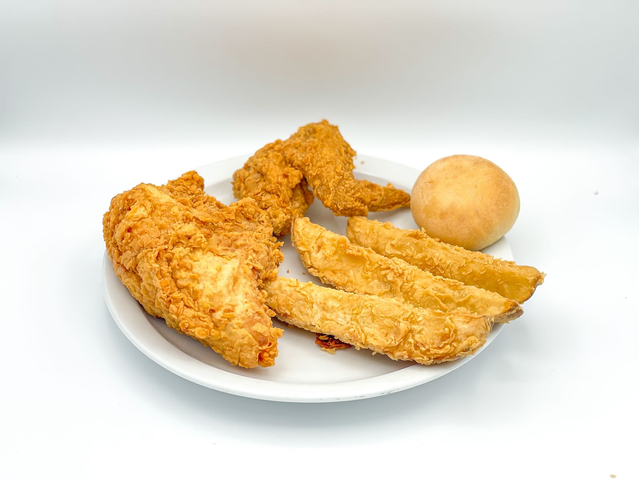 2 Piece White Dinner