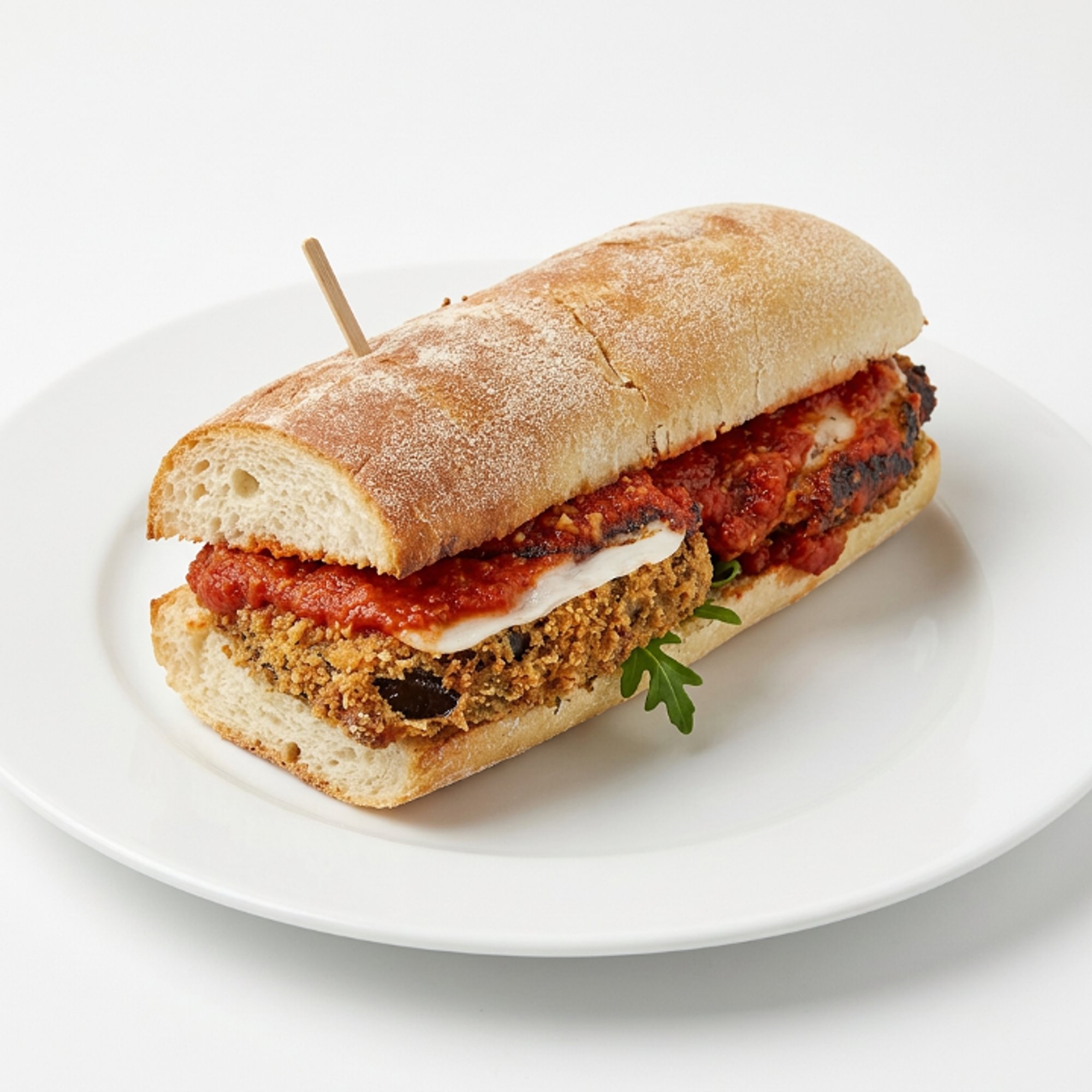 Eggplant parm sub